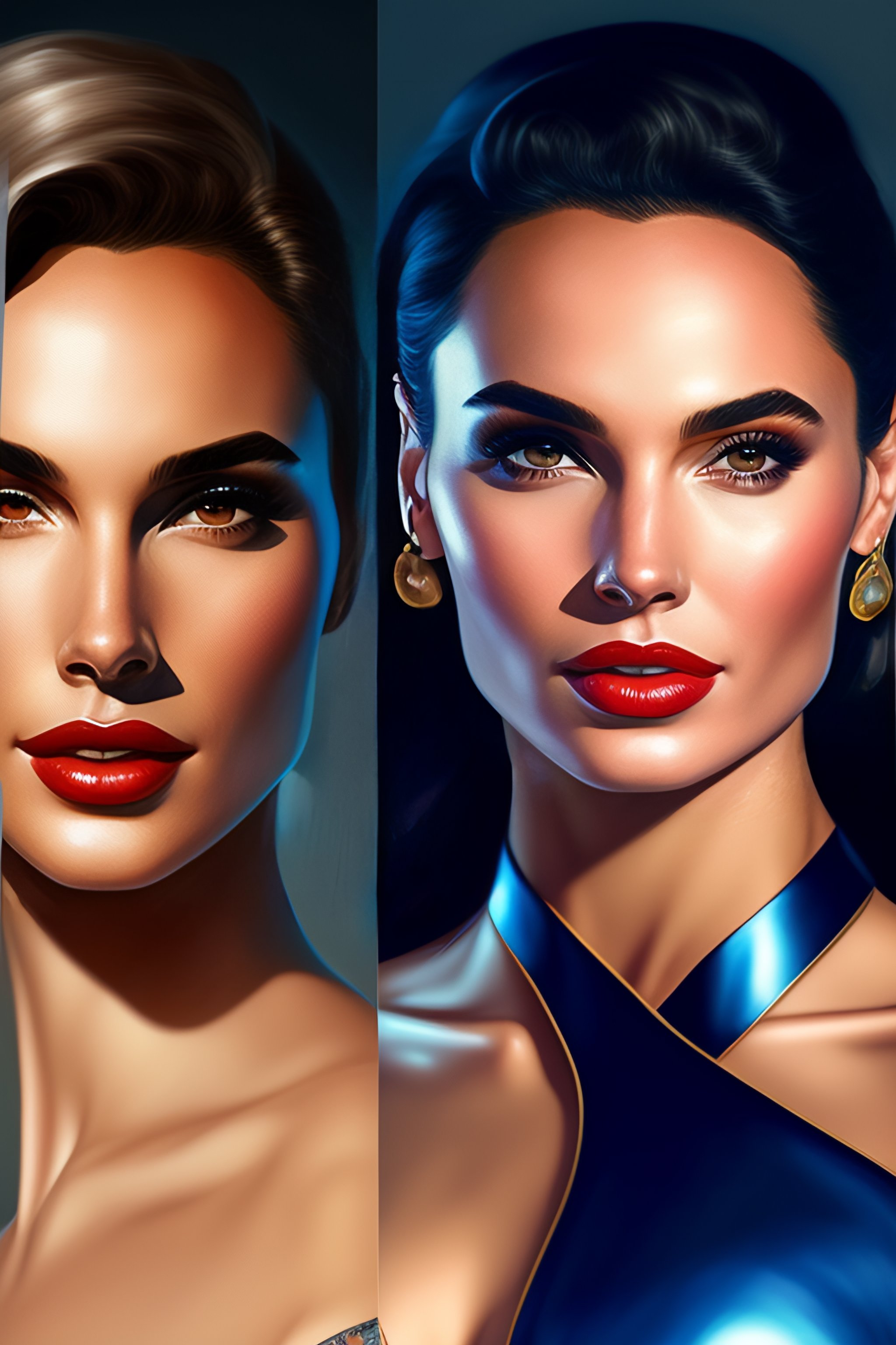 Lexica Portrait Of Gal Gadot Mix With Grace Kelly With Attractive