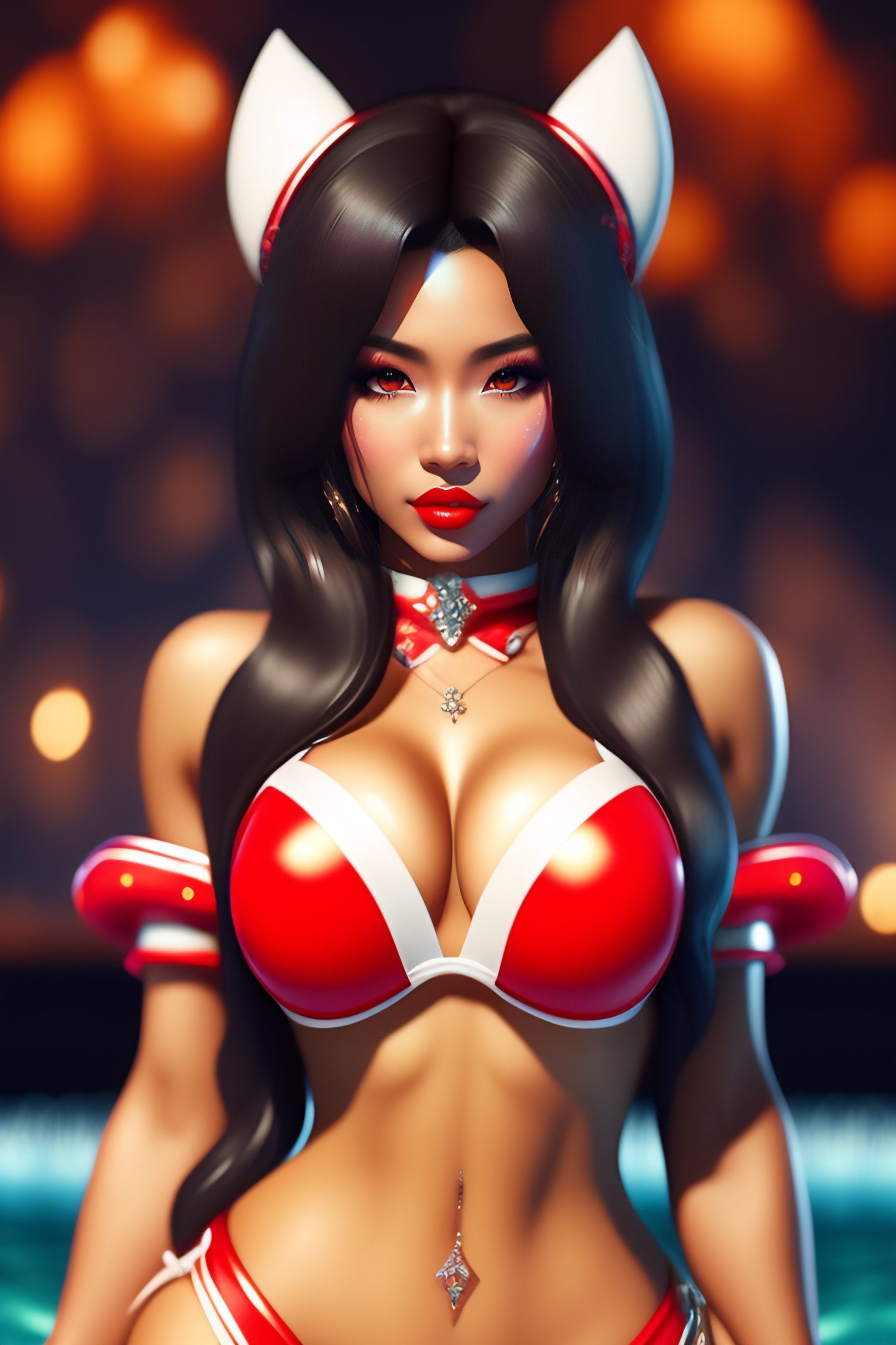 Lexica Furry Anime Bikini Girl