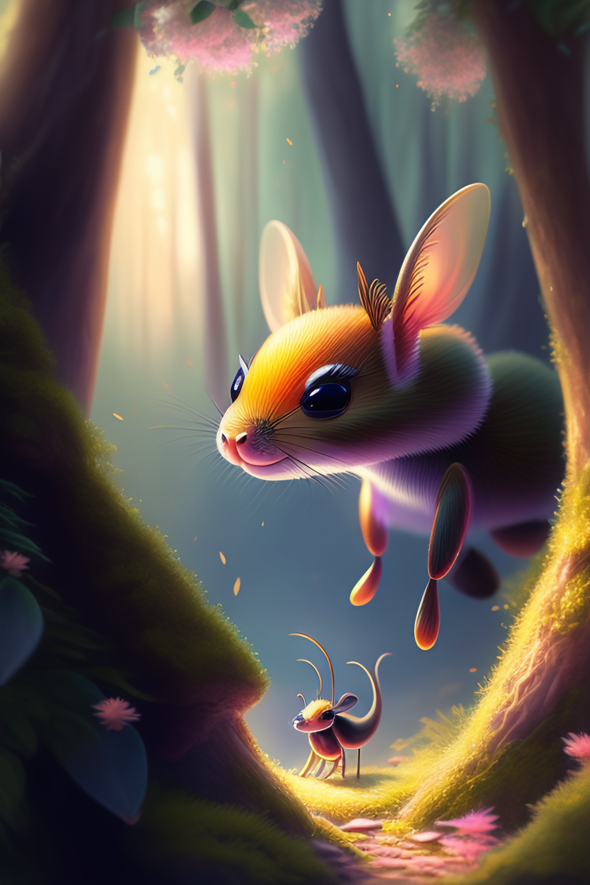 Lexica A Cute Ant In The Dreamy Forest Fantasy Dreamlike K