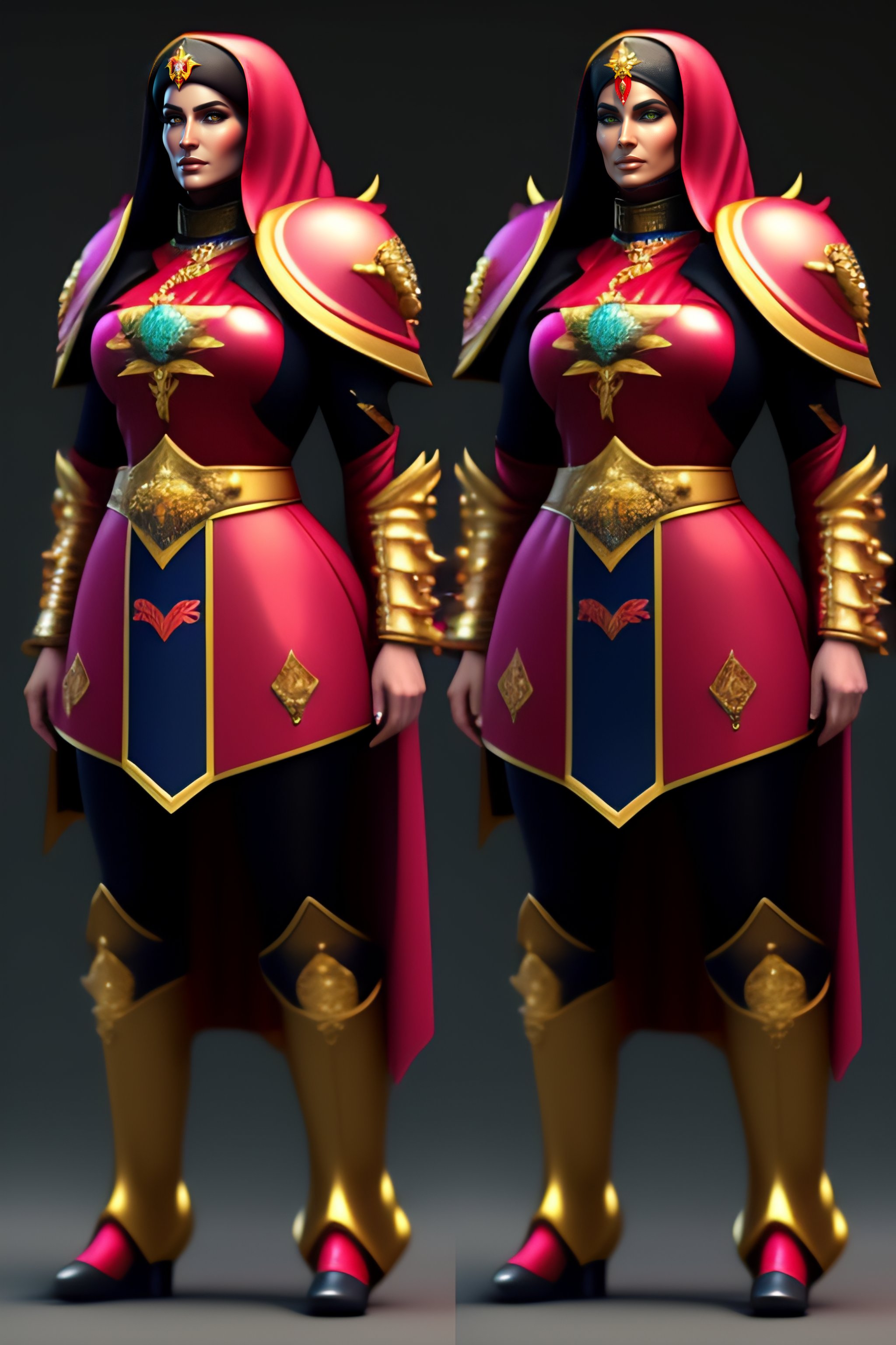 Lexica Full Body D Render Of Adepta Sororitas From Warhammer K