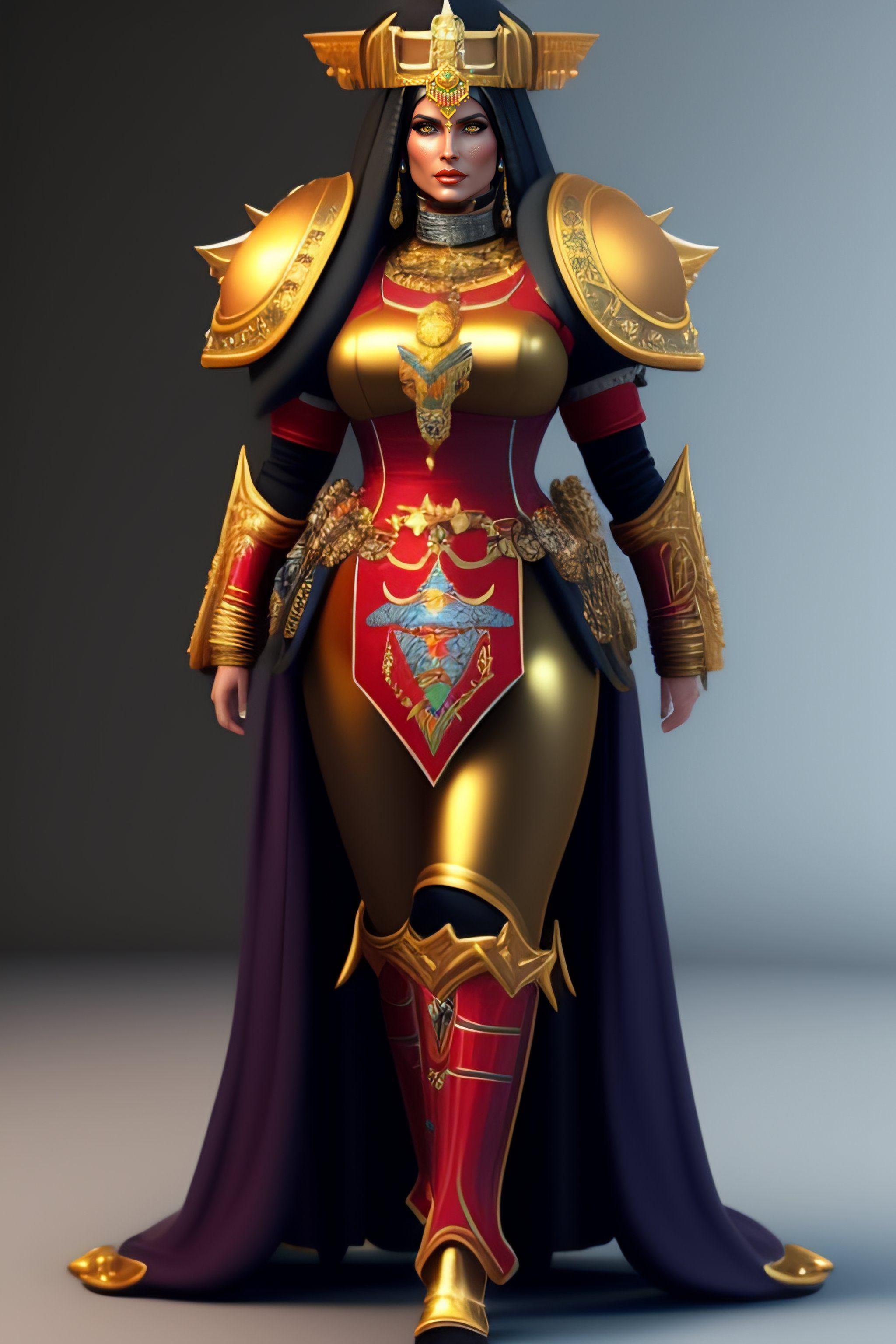 Lexica Full Body 3d Render Of Adepta Sororitas From Warhammer 40k