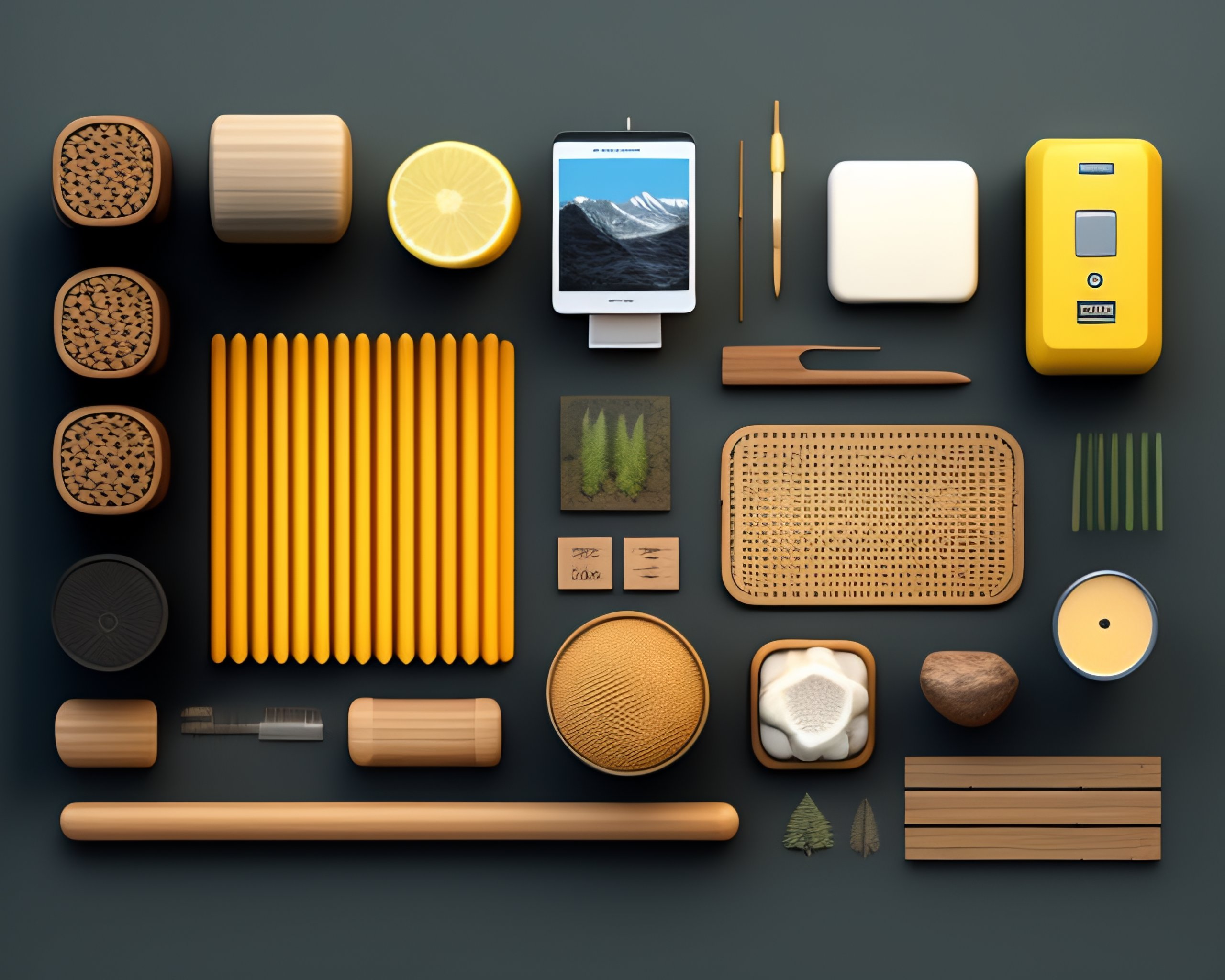 Lexica Prompt Editors Computer Knolling Flat Lay Natural