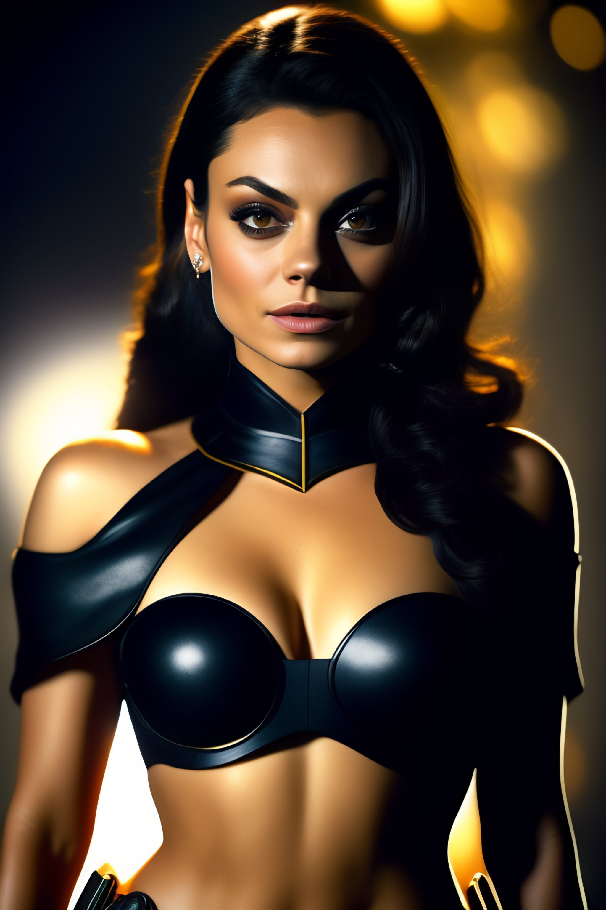 Lexica Photograph Of Mila Kunis In A Batman Costume