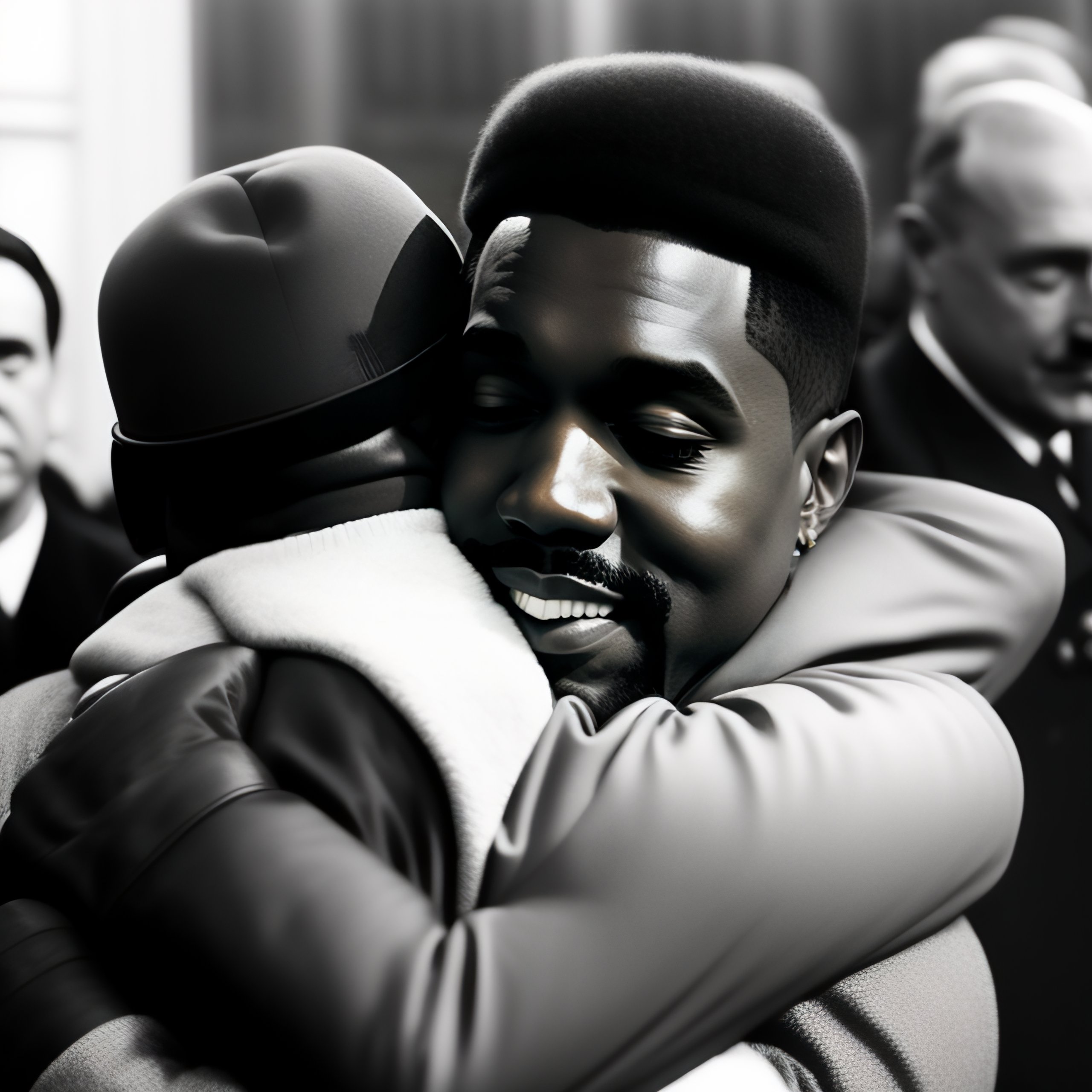 Lexica Kanye West Hugging Adolf Hitler