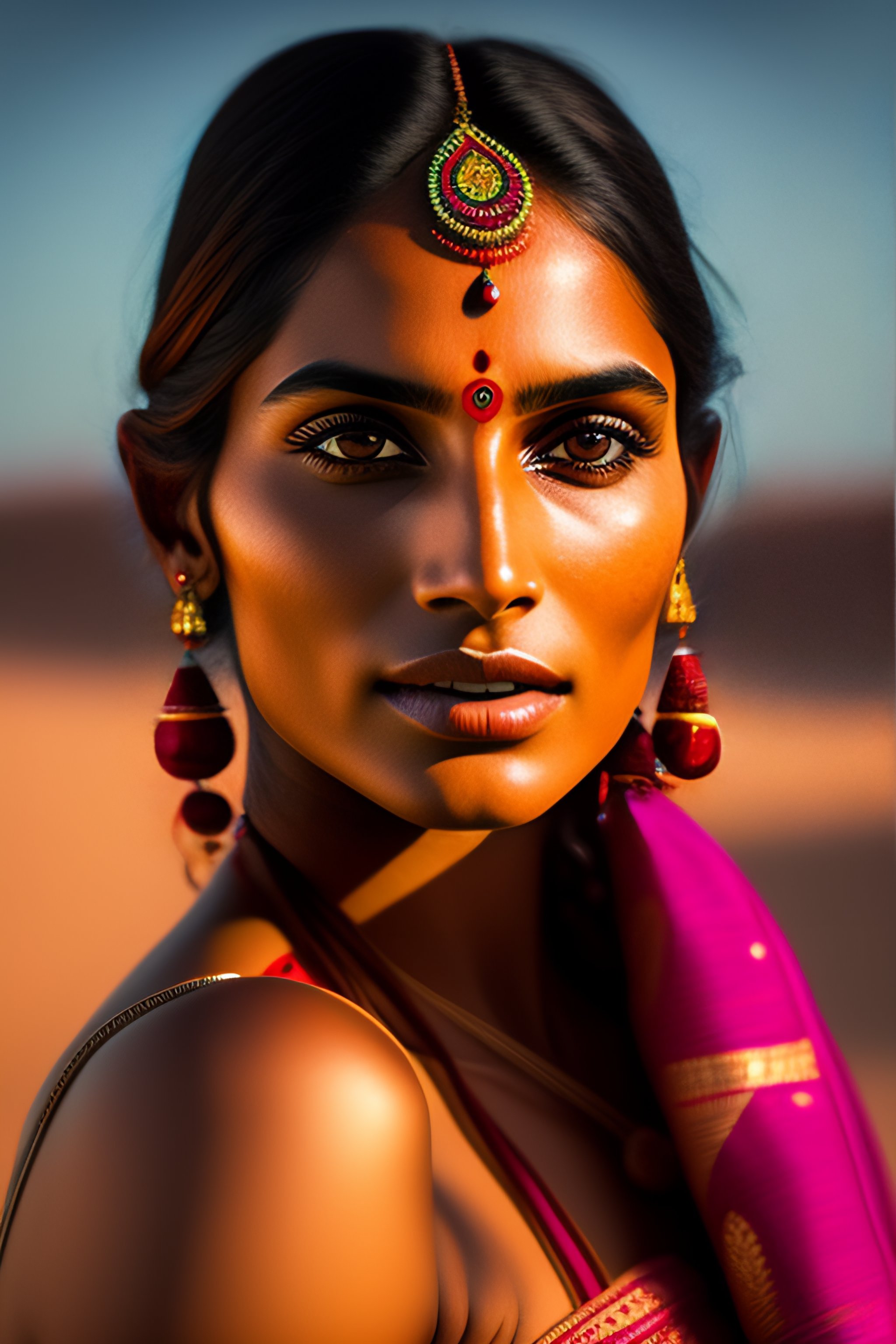 Lexica Realistic Photo Of A Indian Women In Bikini Detailed Skin