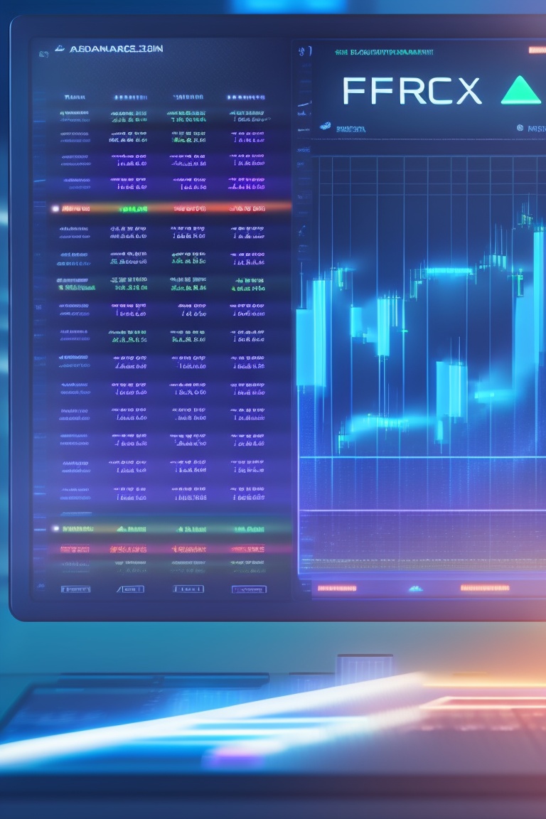 Lexica The Image Showcases A Concept Of Forex Trading With AI In The