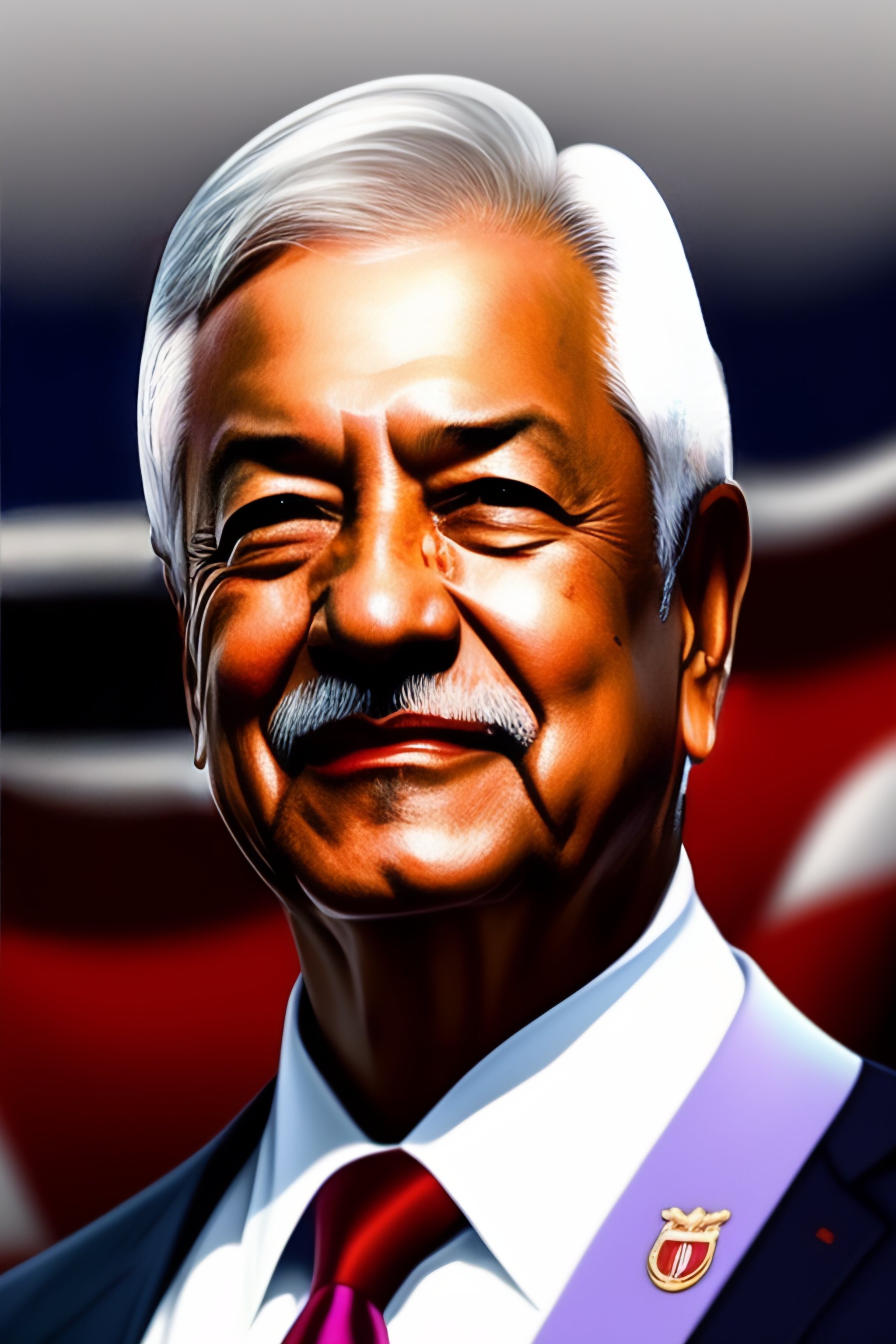 Lexica Mexican President Andres Manuel Lopez Obrador Anime Style