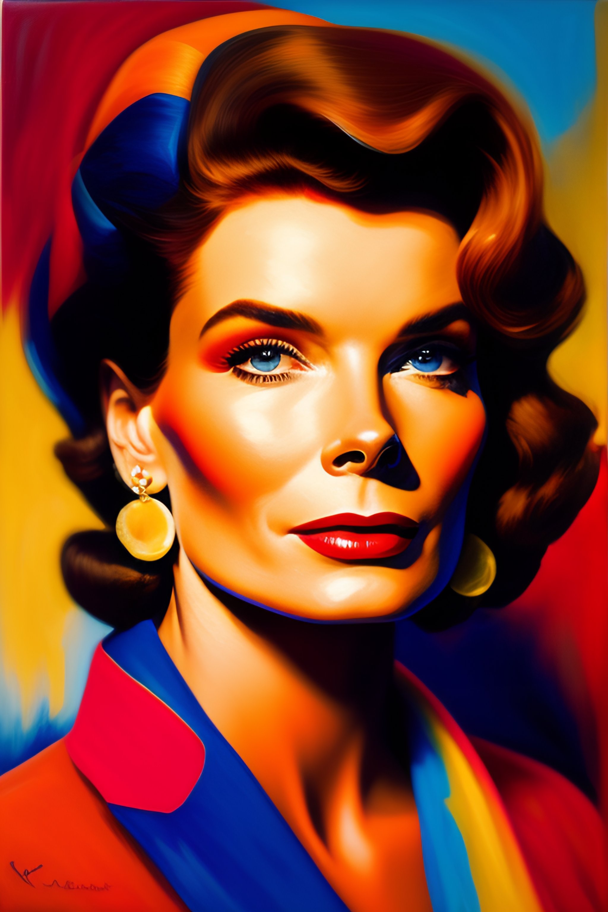 Lexica Close Up Studio Portrait Of Katherine Hepburn Age 30