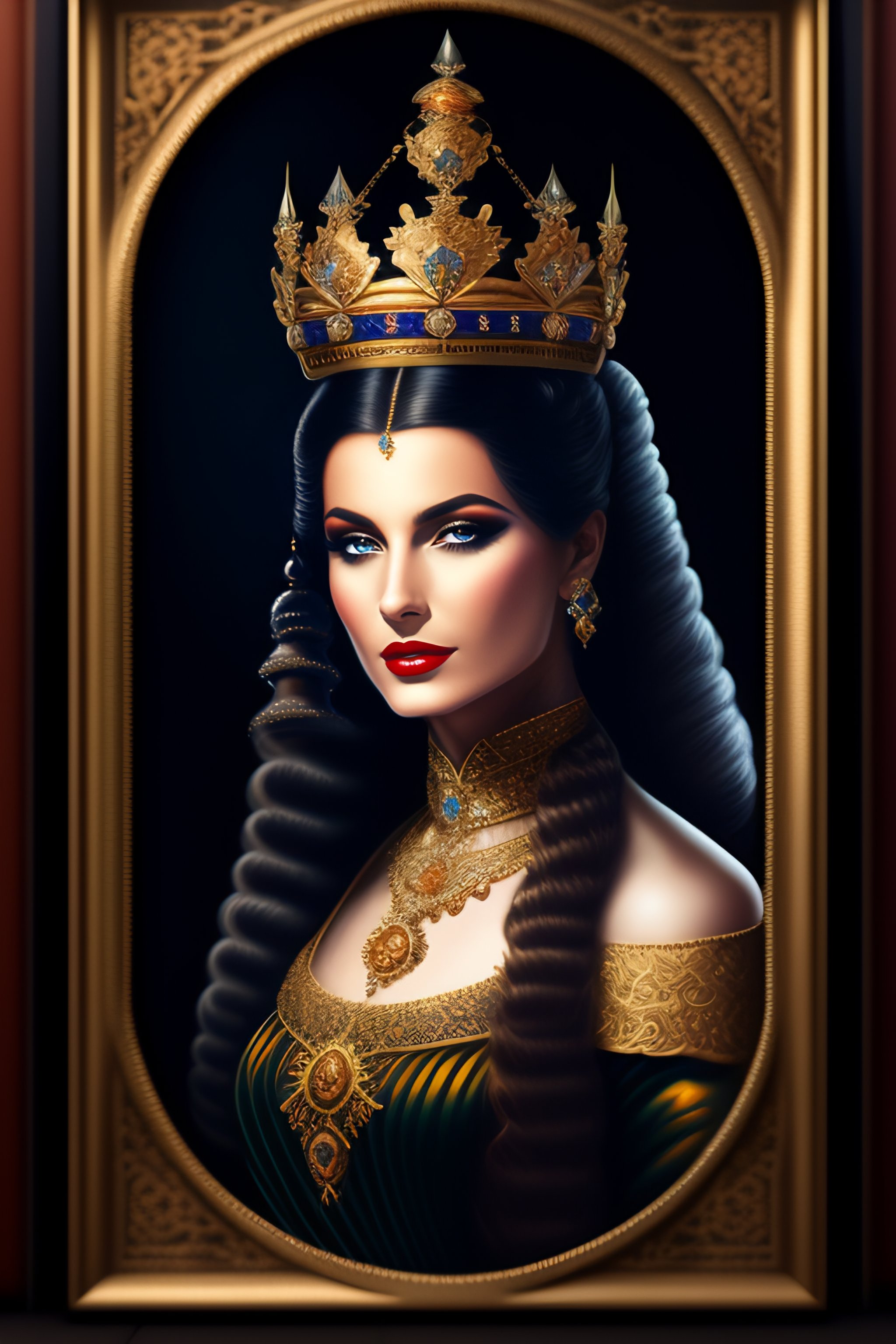 Lexica Painting Of The Empress Of The Darkness Majestic Crown With