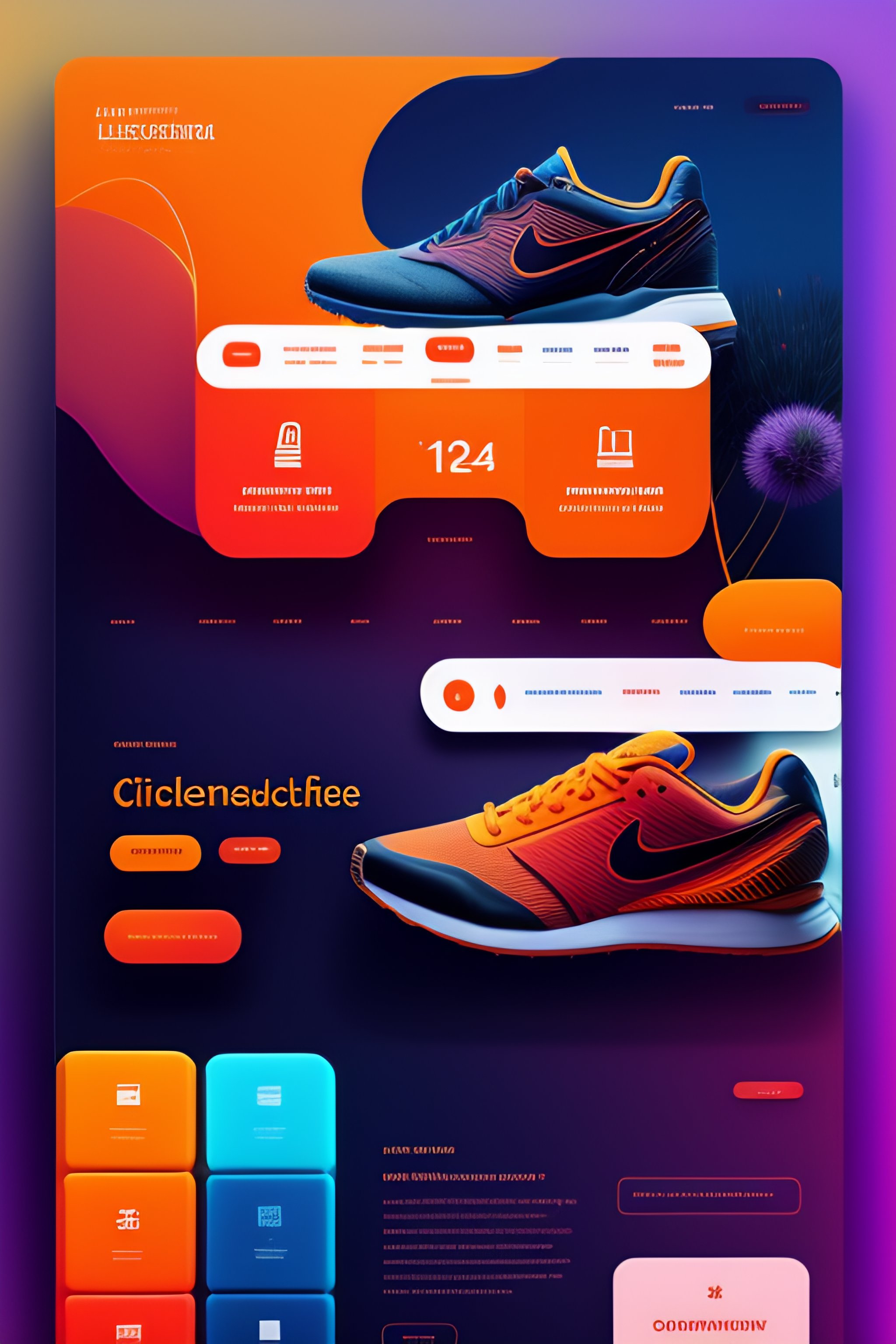 Lexica Shoes Ecommerce Website Landing Page Designs Attractive