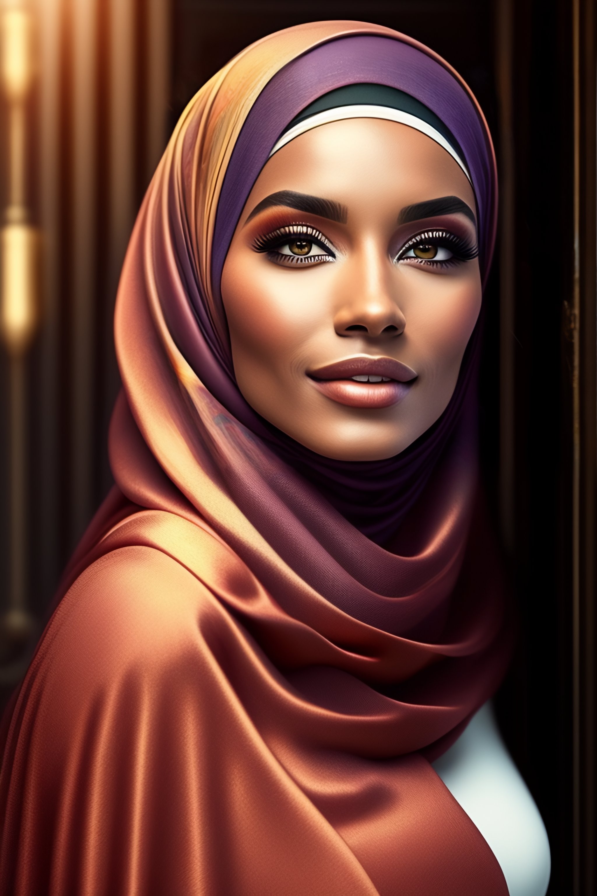 Lexica A Beautiful Woman Wearing Hijab