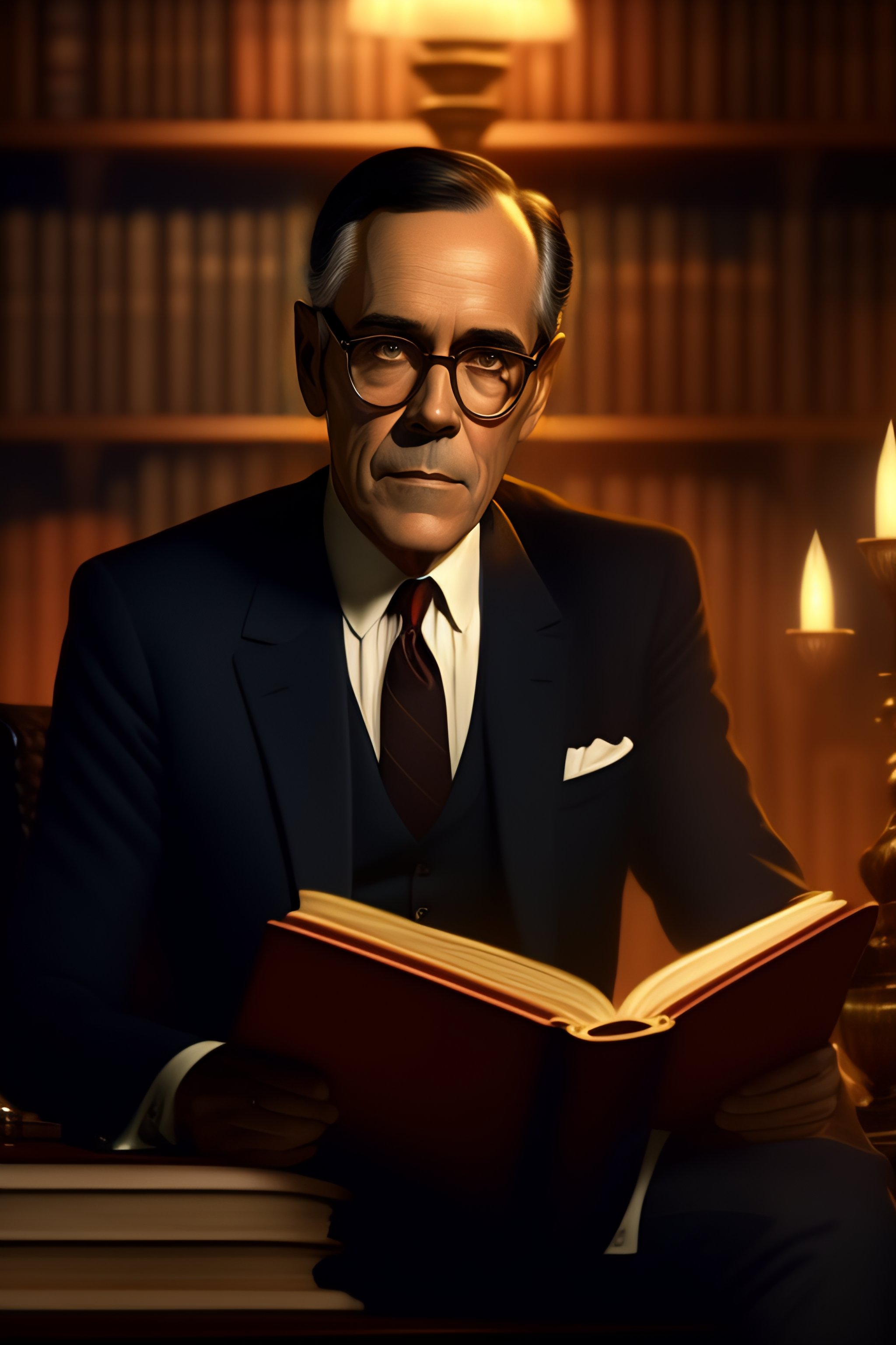 Lexica Lovecraftian Portrait Of Henry Fonda As A 1920s Librarian