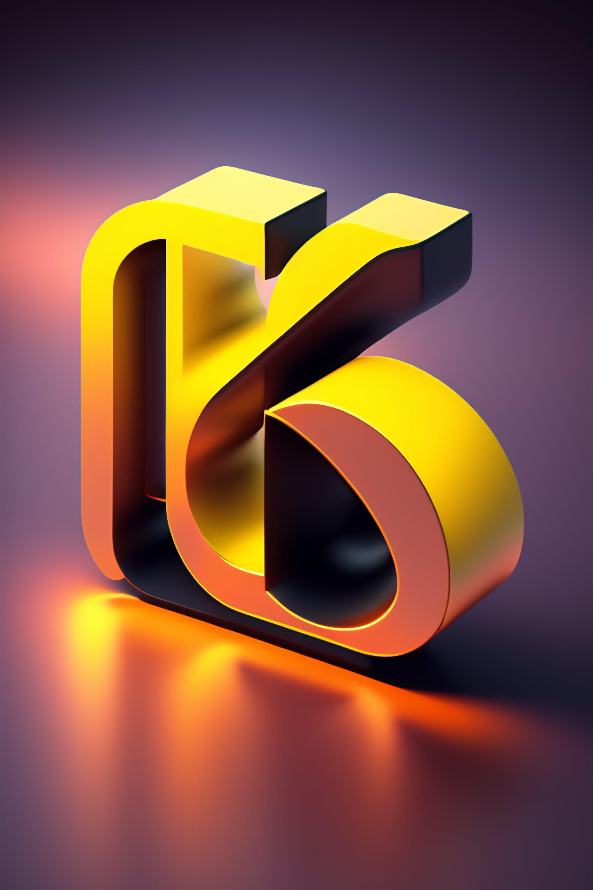 Lexica Isometric Letter H Volumetrics D Render Octane Render