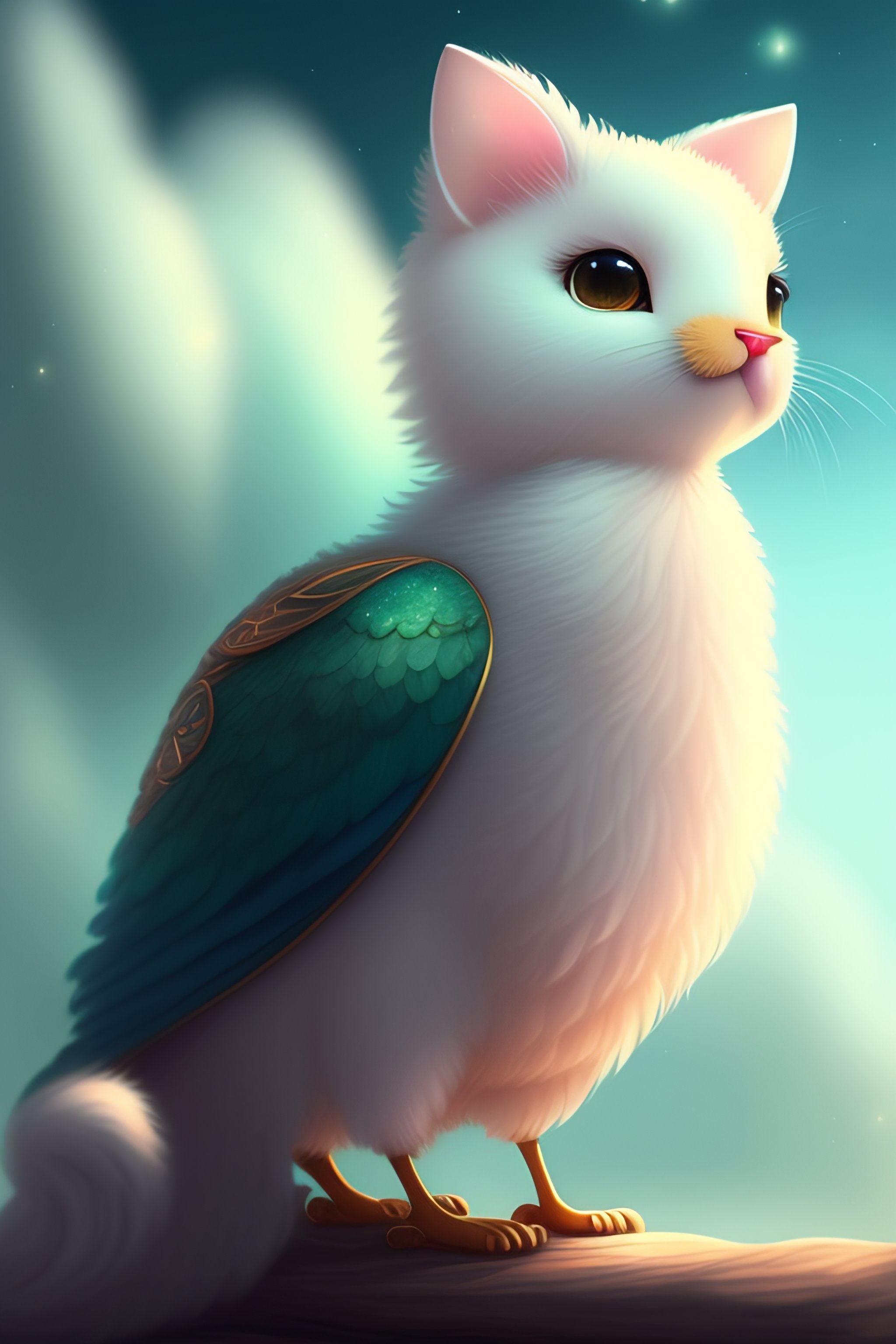 Lexica Cute And Adorable Cartoon Fluffy Rhea Fantasy Dreamlike