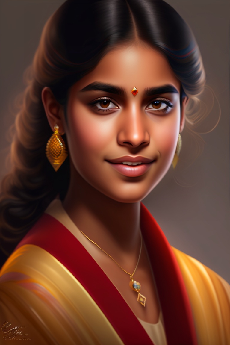 Lexica Portrait Of An Indian College Girl Photorealistic