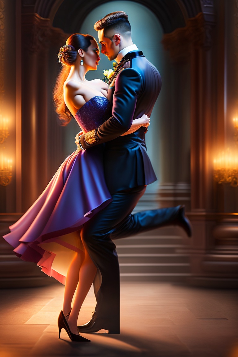 Lexica Tango Dancer In Couple Epic Highly Detailed Full Body