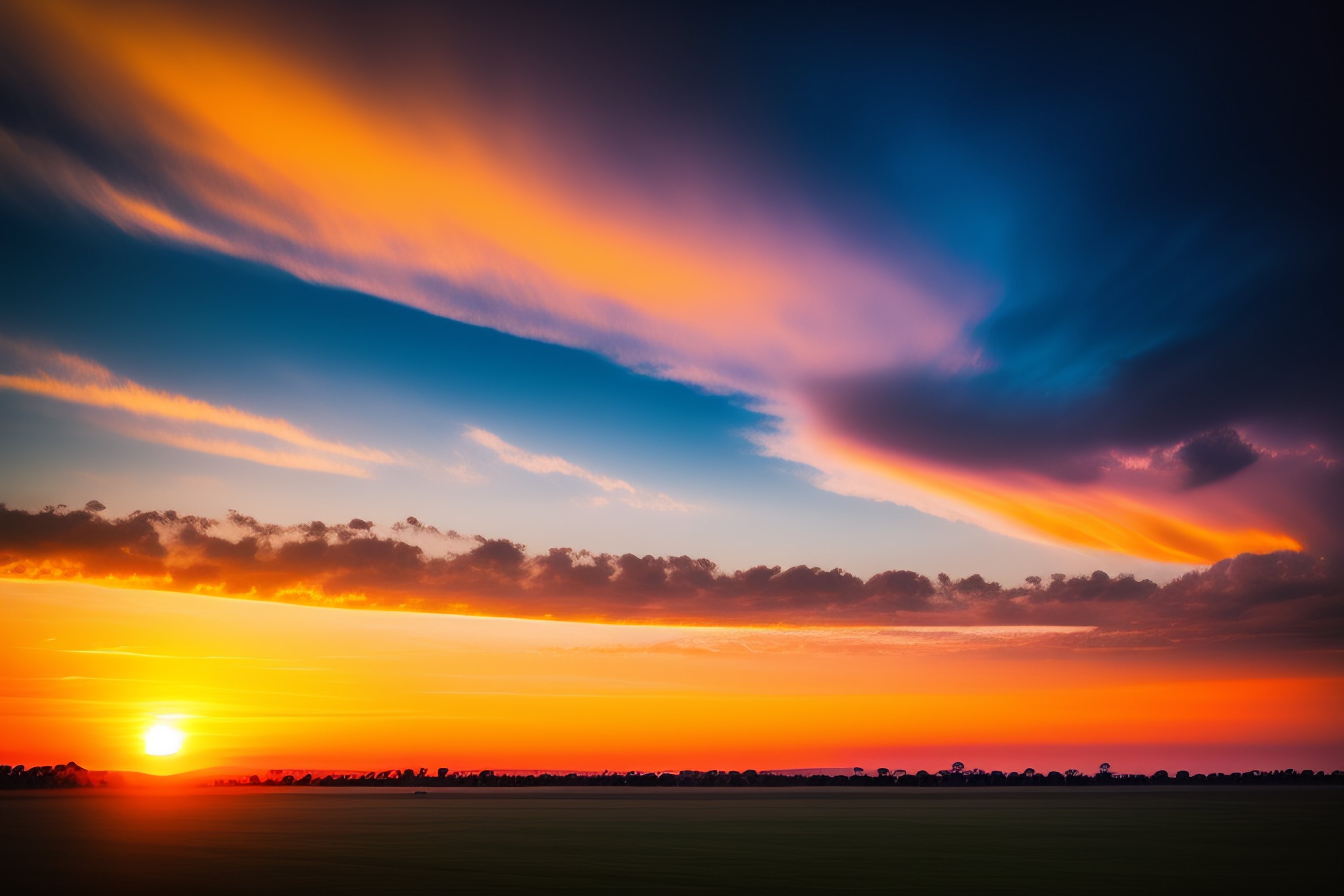 Lexica Cloud Sky In A Sunrise Photography