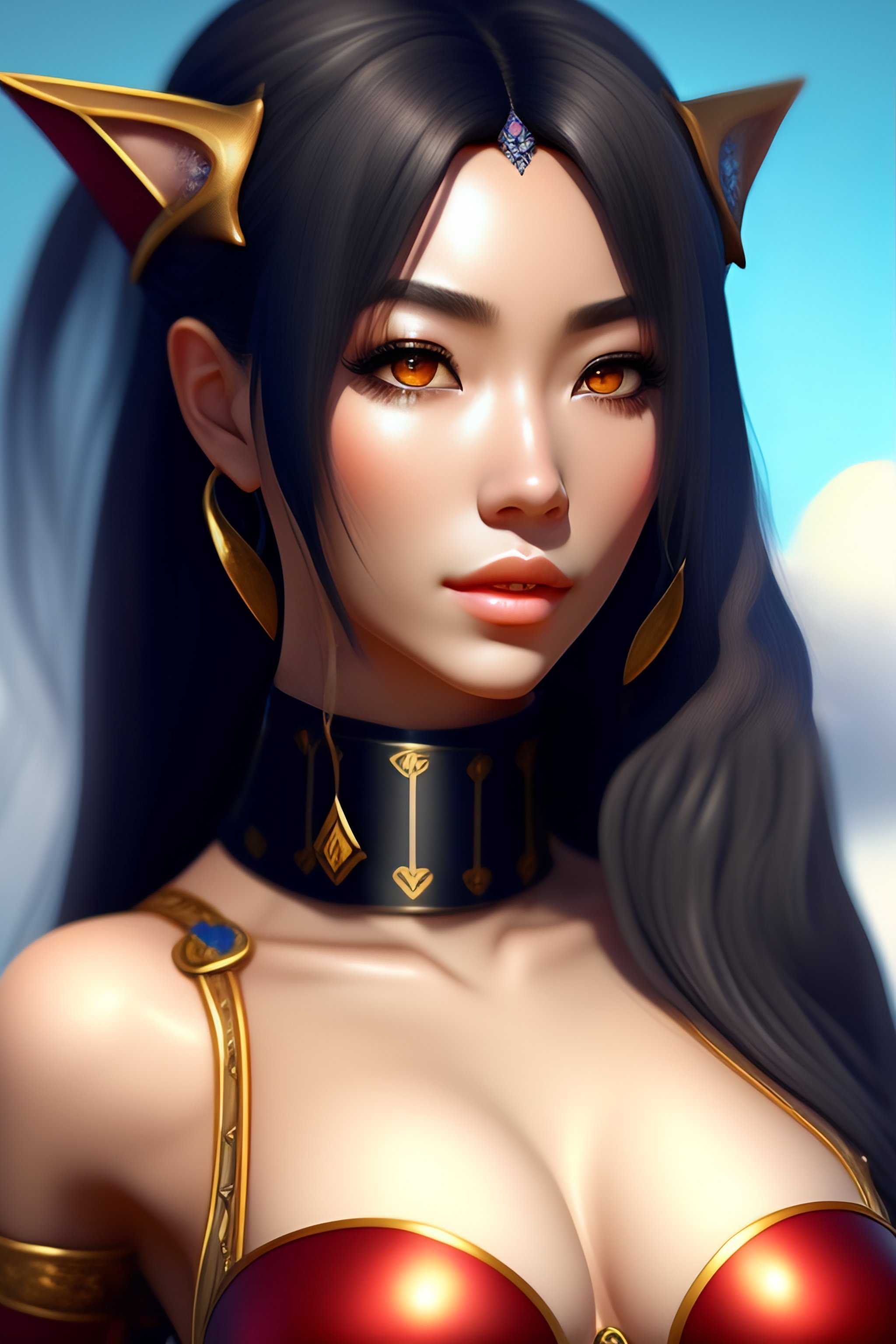 Lexica Anime Dragon Girl Humanoid Big Bobs High Definition Realism