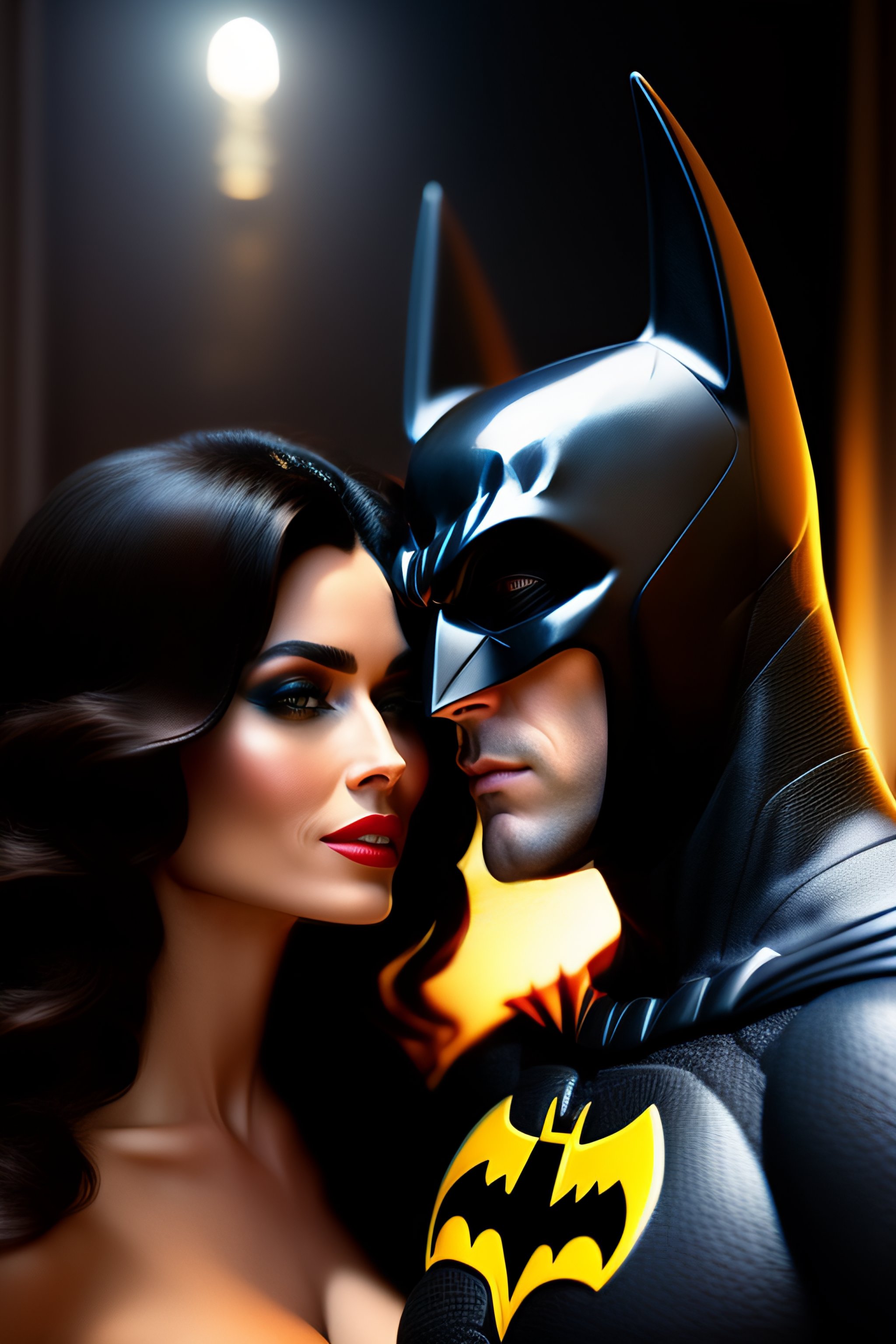 Lexica Batman And Catwoman In Love