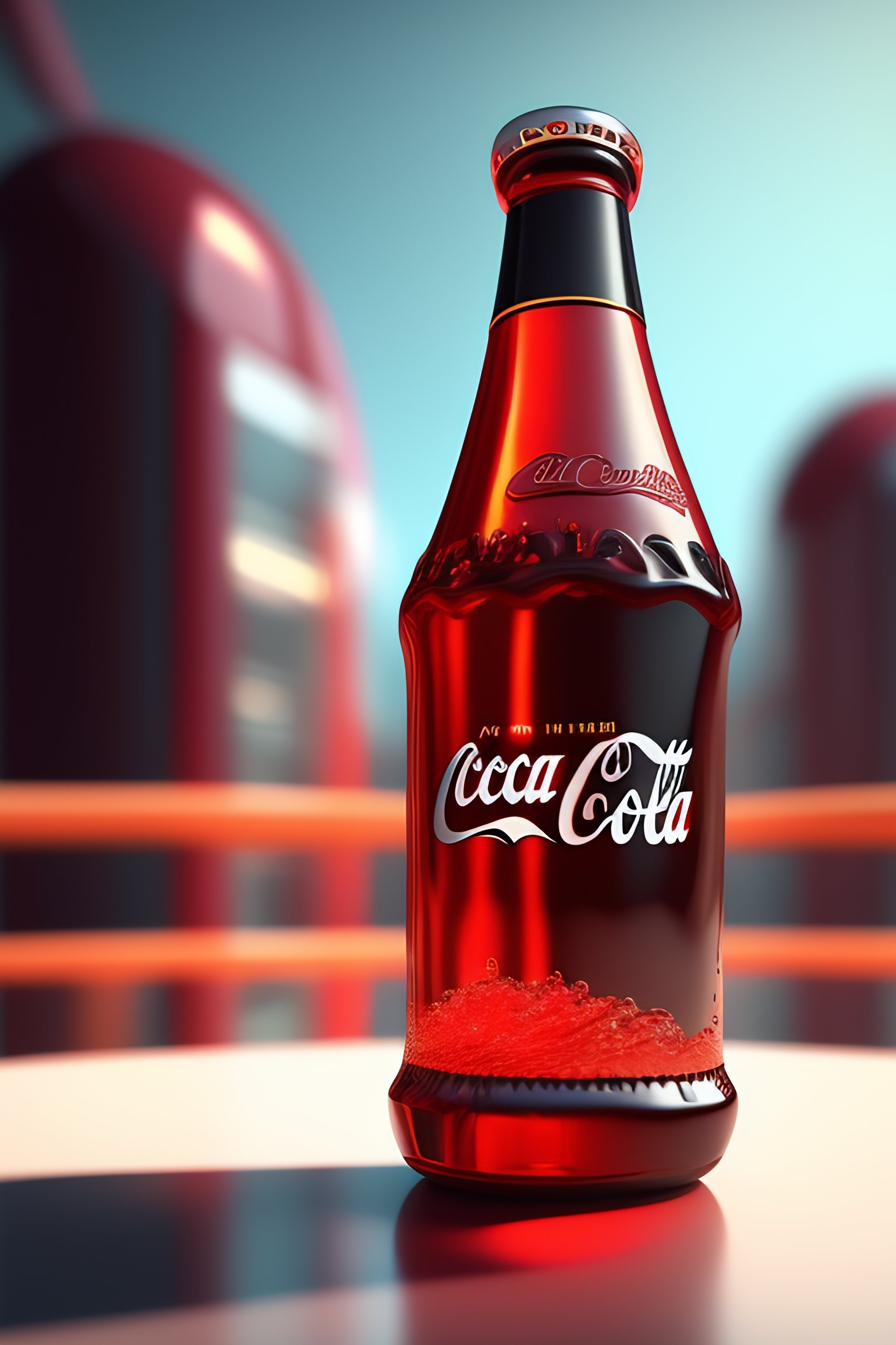 Lexica A Bottle Of Coca Cola Brand Intricate Artwork By Tooth Wu And