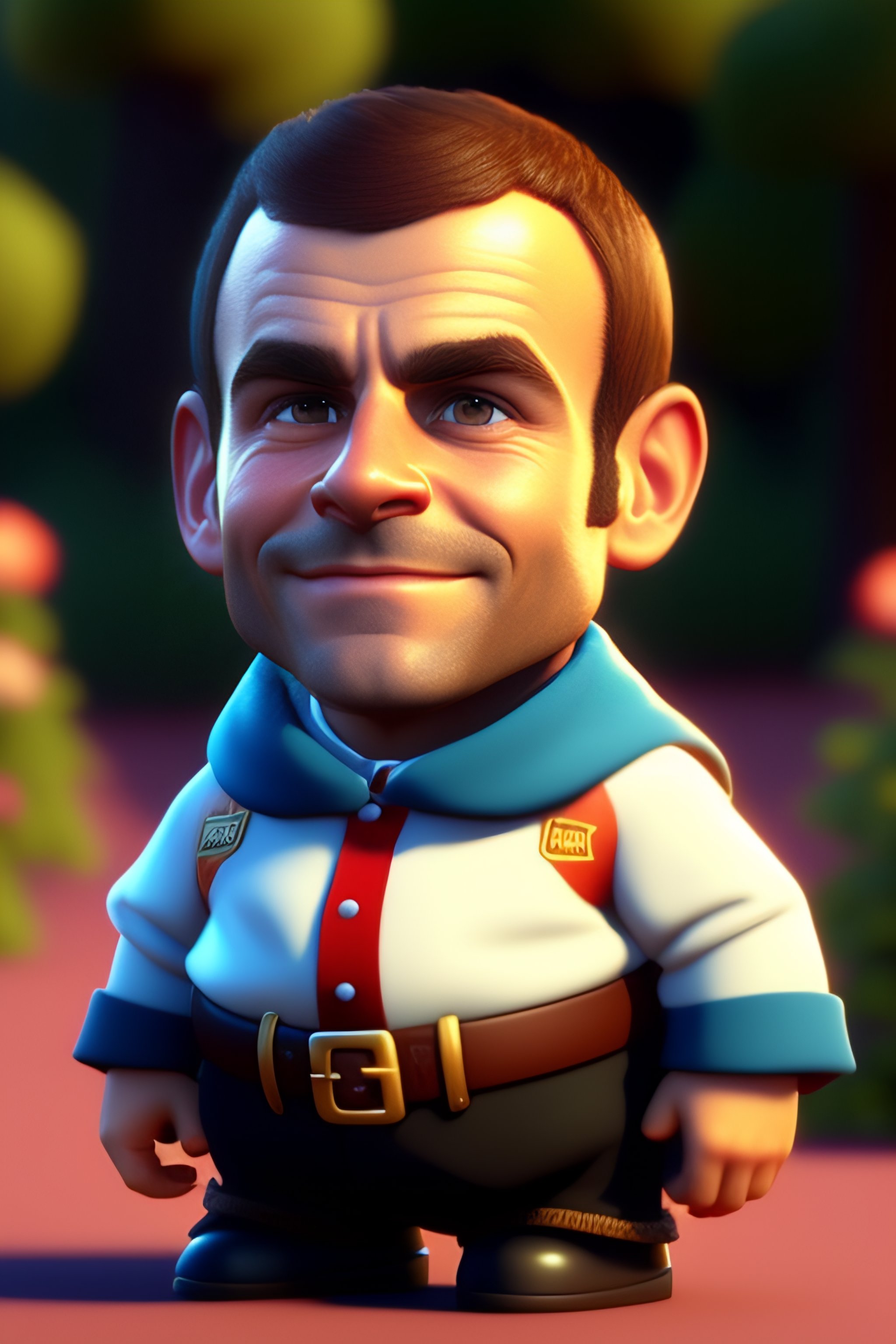 Lexica Forest Dwarf Emmanuel Macron As A Pixar Disney Character