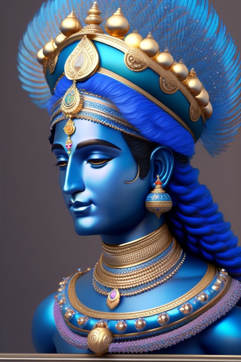 Lexica Blue Skin Lord Krishna Is Often Depicted With Blue Skin