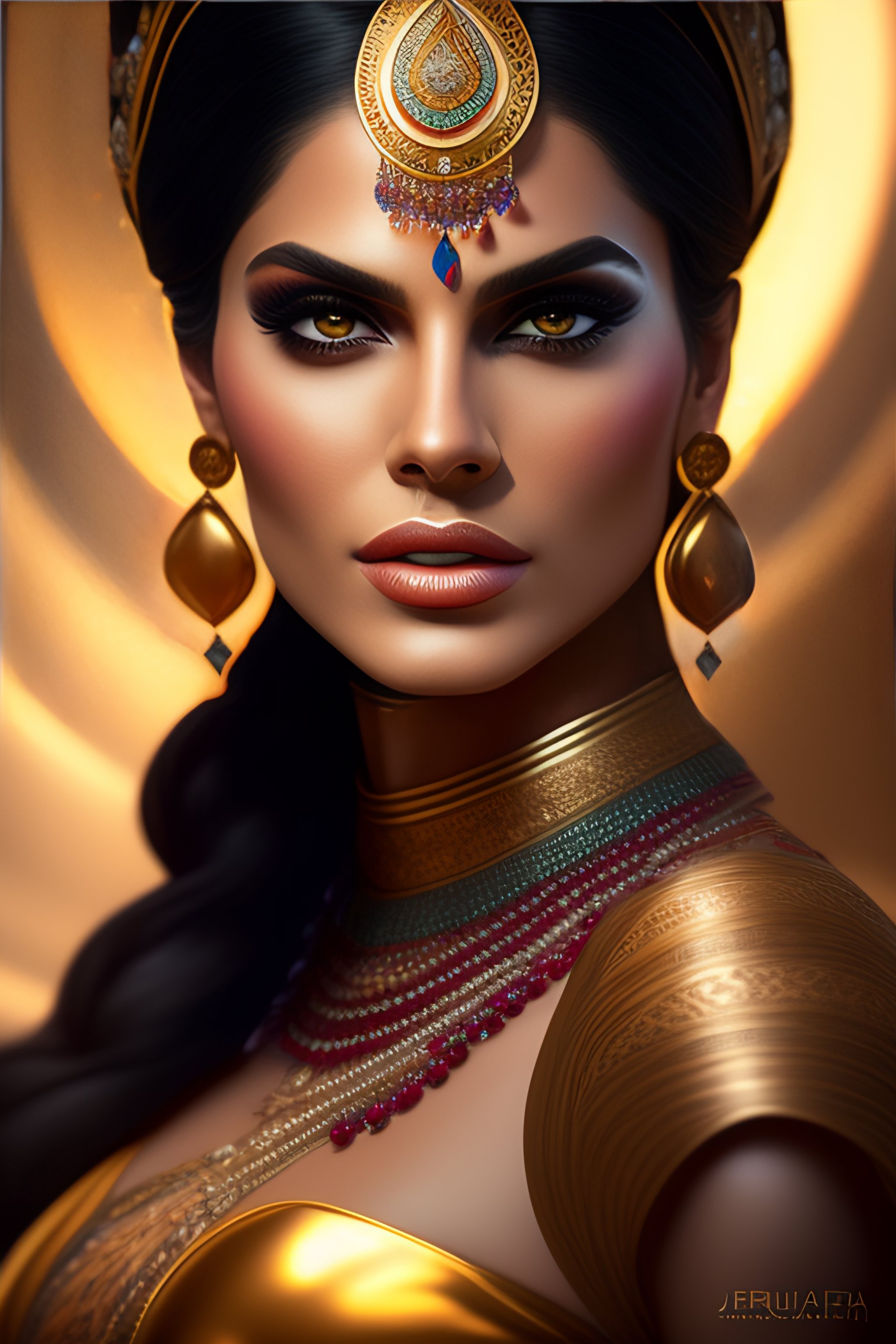 Lexica Beautiful Portrait Of An Attractive Persian Princess Who Is A