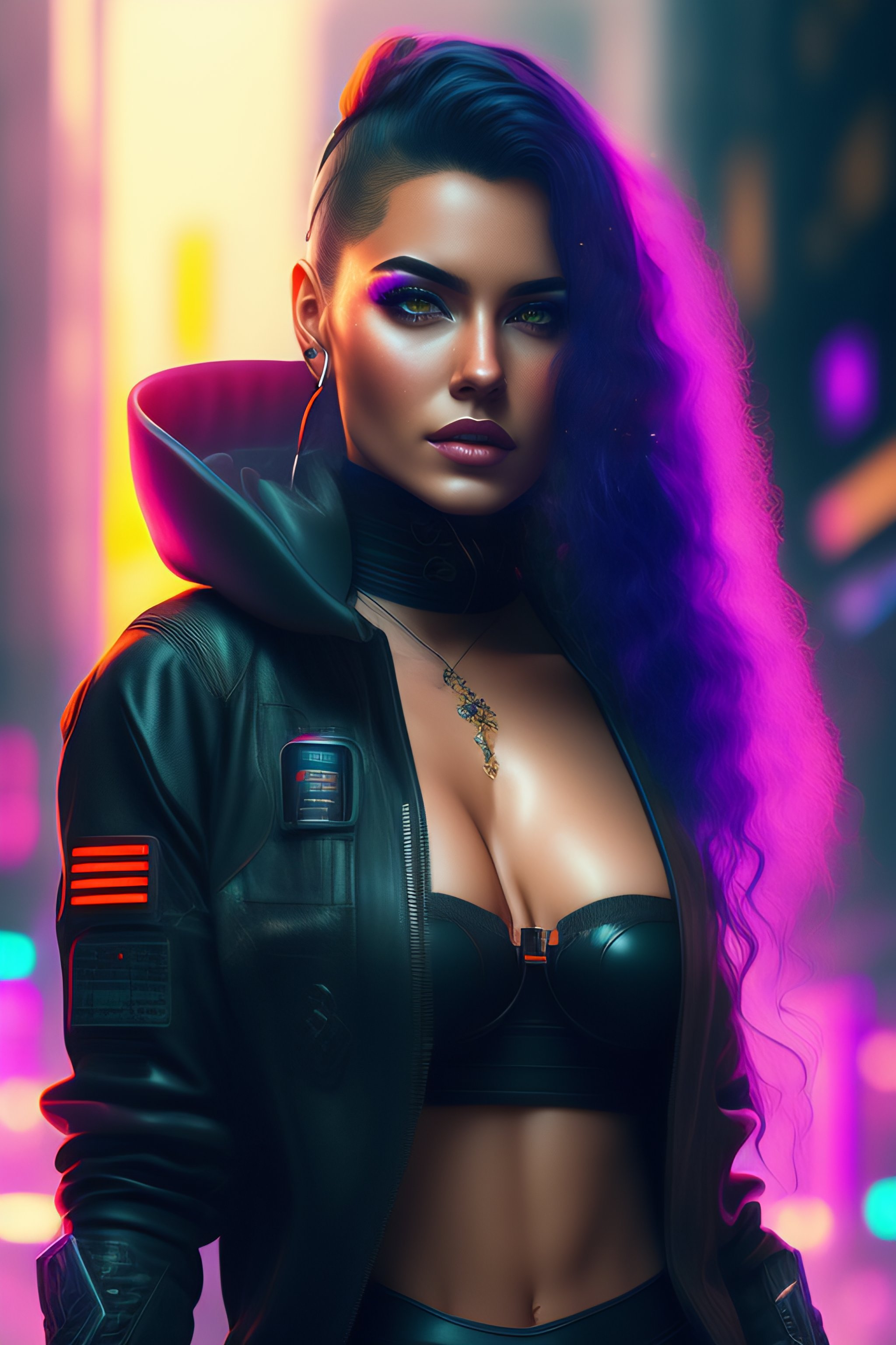 Lexica Cyberpunk Girl