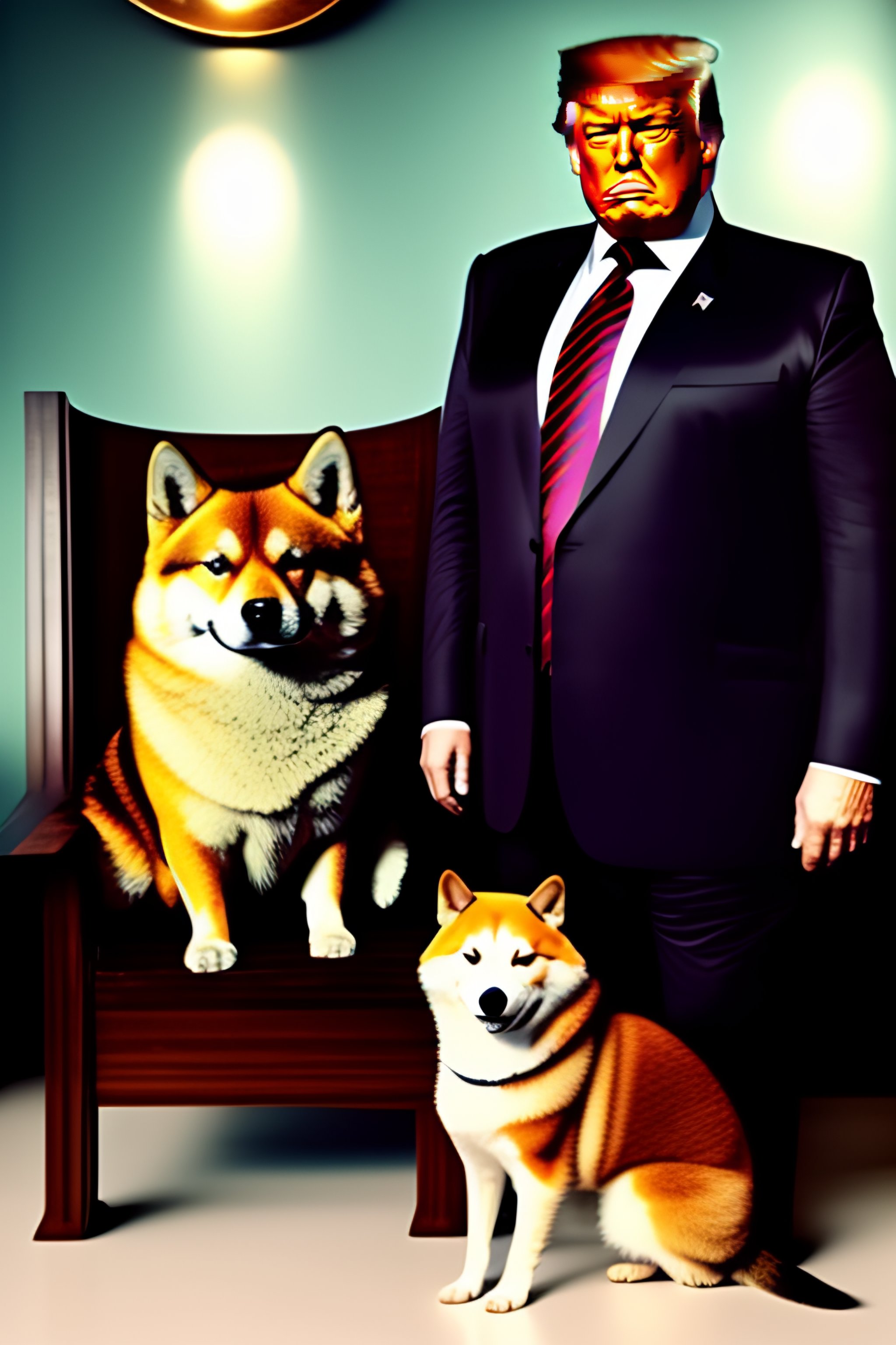 Lexica Elon Musk Donald Trump Kayne West Rapper A Shiba Inu