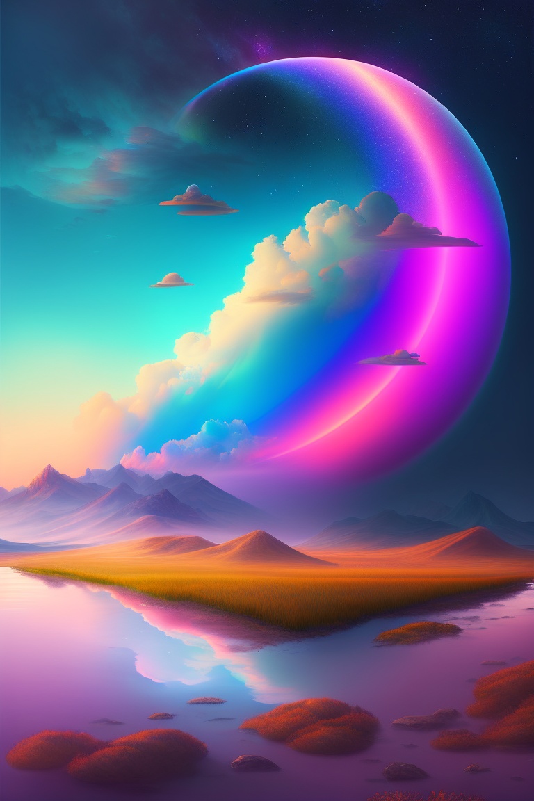 Lexica Surrealism Colors Epic Dreamlike Fantasy Landscape Ultra