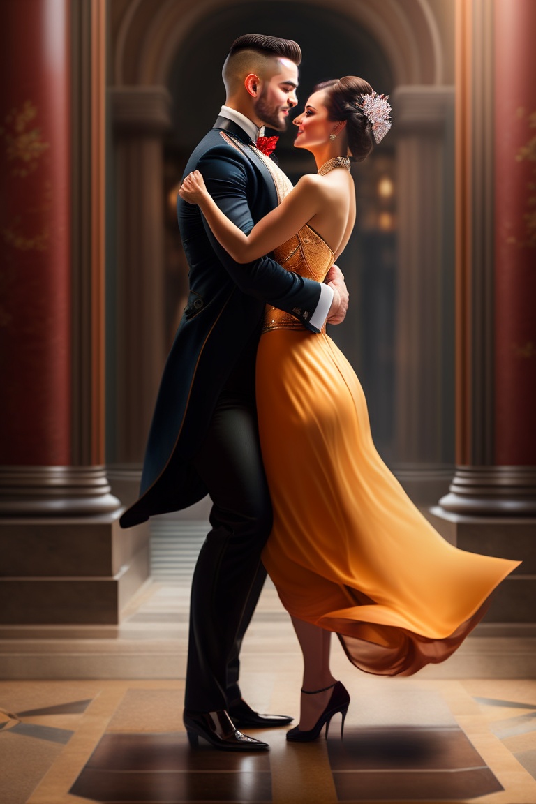 Lexica Tango Dancer In Couple Epic Highly Detailed Full Body