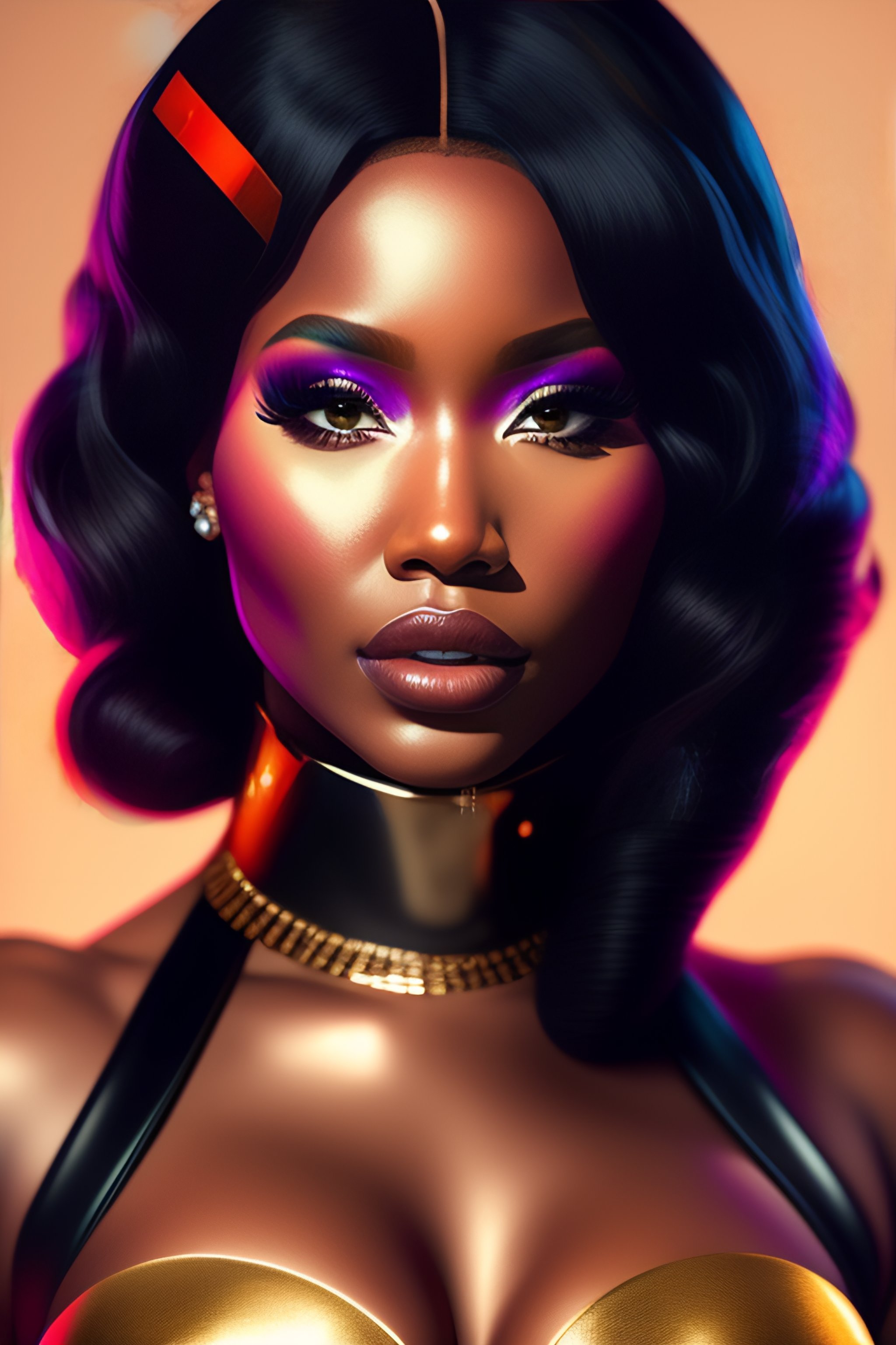 Lexica Nicki Minaj Curve Ultra Realistic Full Body Portrait Concept