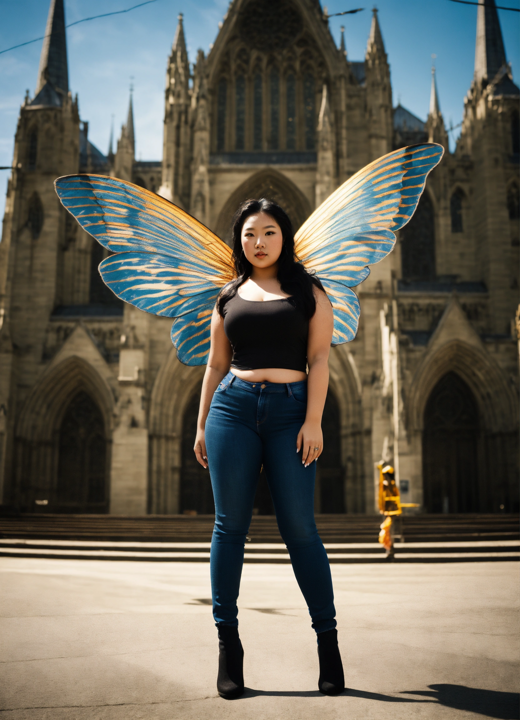 Lexica Full Body Of A Beautiful Full Figured Asian Fairy Female Has