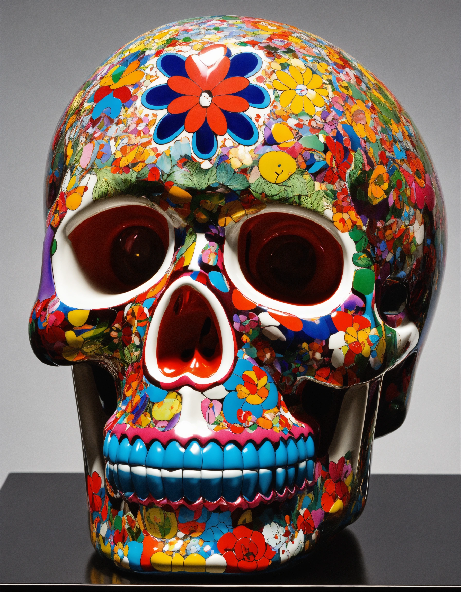 Lexica Mexican Skull Ceramic Pop Art Murakami Jeff Koons