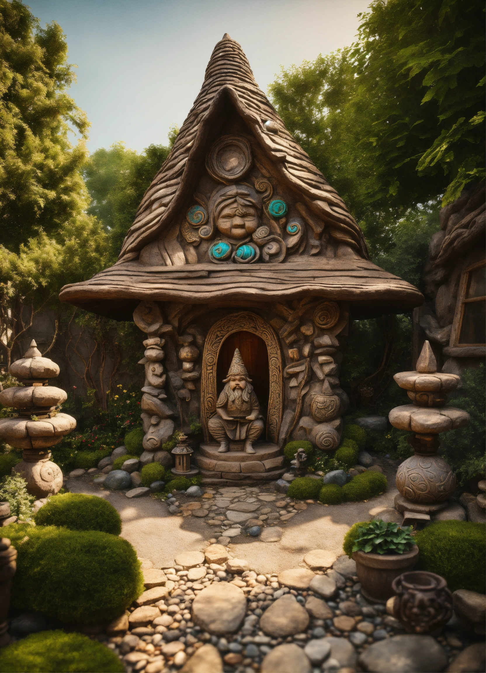 Lexica An Ancient Spiritual Gnome Fairy Tale Style Cottage Style Of