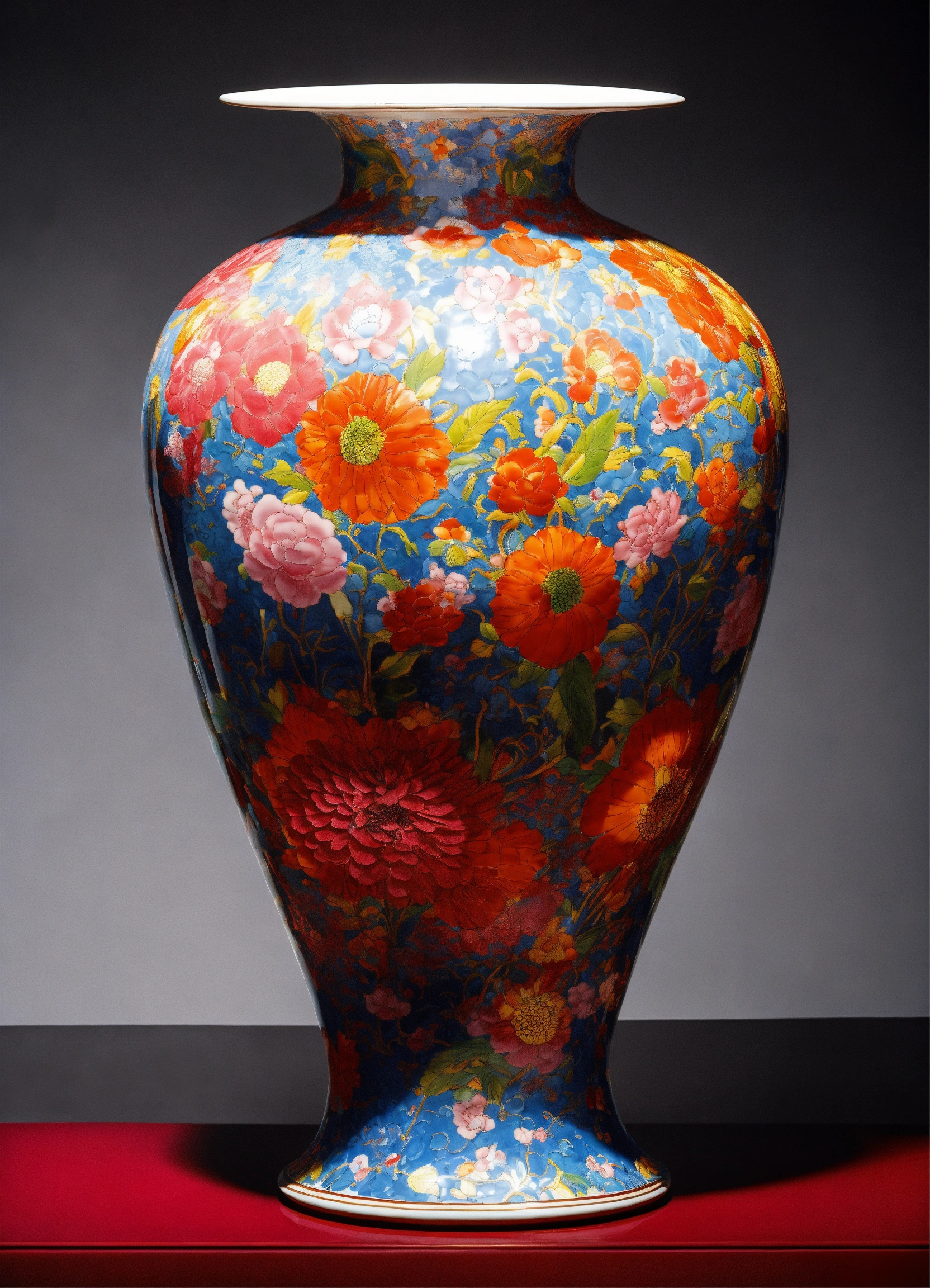 Lexica Chinese Porcelain Vase Pop Art Murakami Jeff Koons Blue Eyes