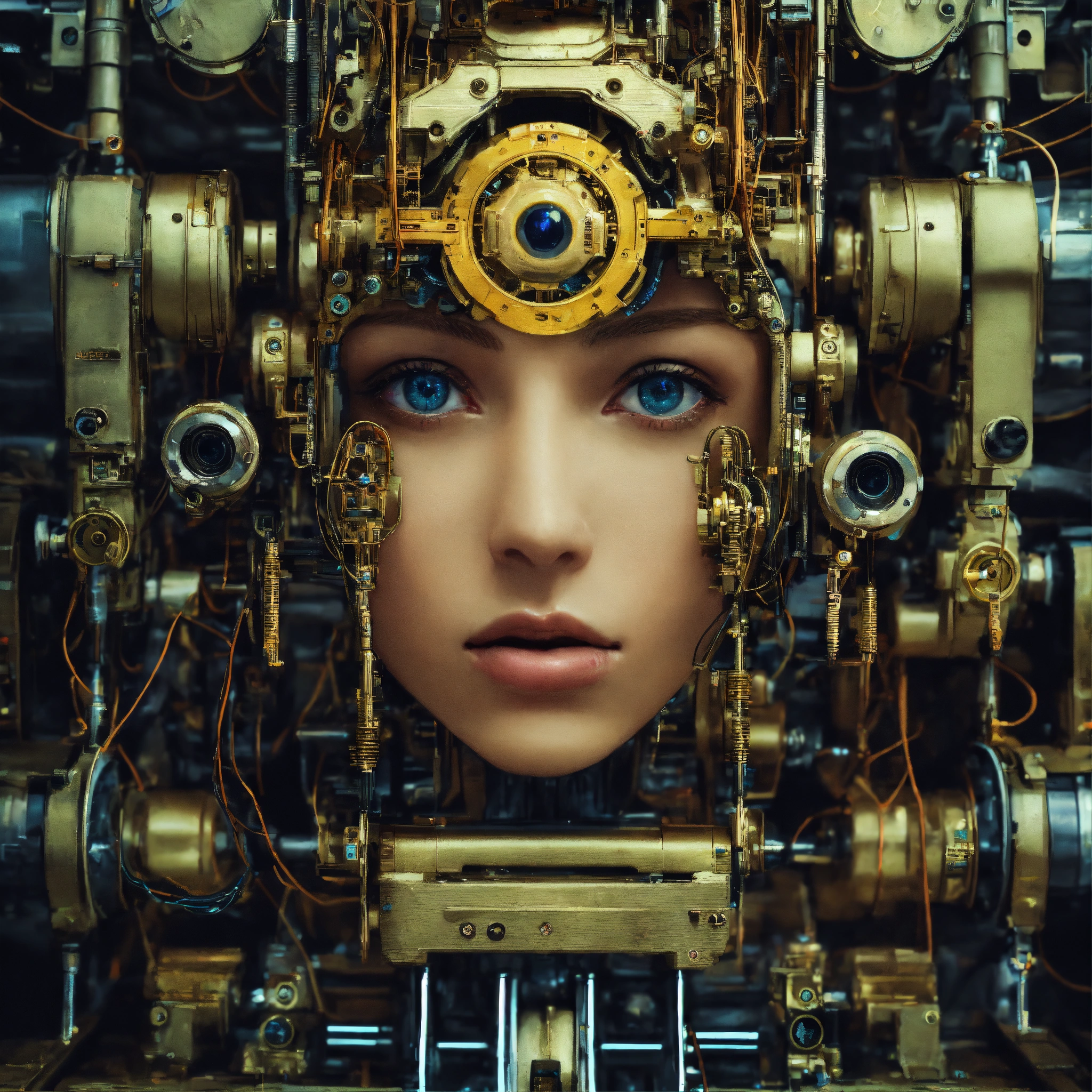 Lexica An Eyes In The Middle Of A Cybernetic Machinery