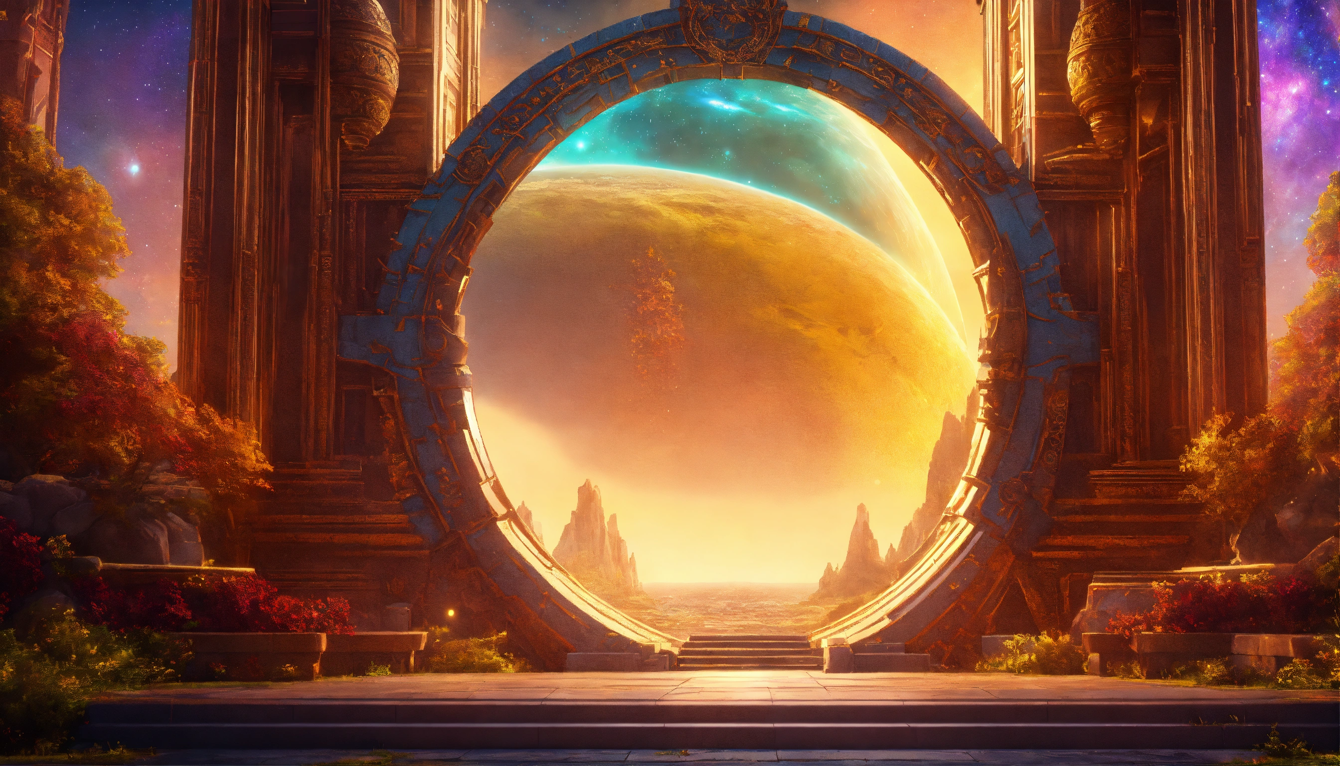 Lexica A Cosmic Gateway Connecting Realms Celestial Doorway Portal