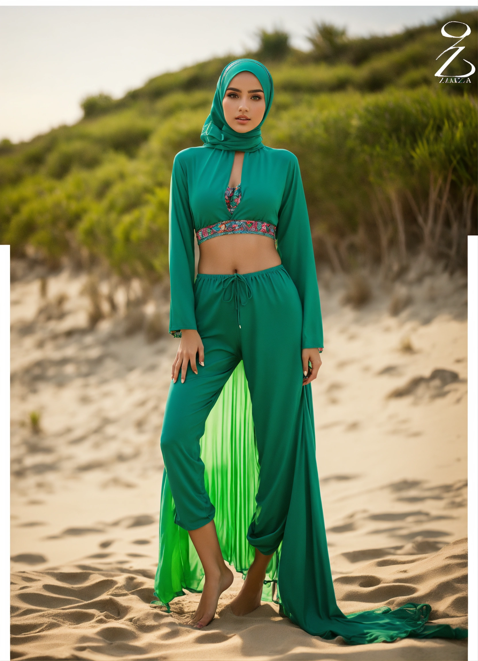 Lexica Beautiful Model Lovely Green Eyes With Hijab Modest Clothing