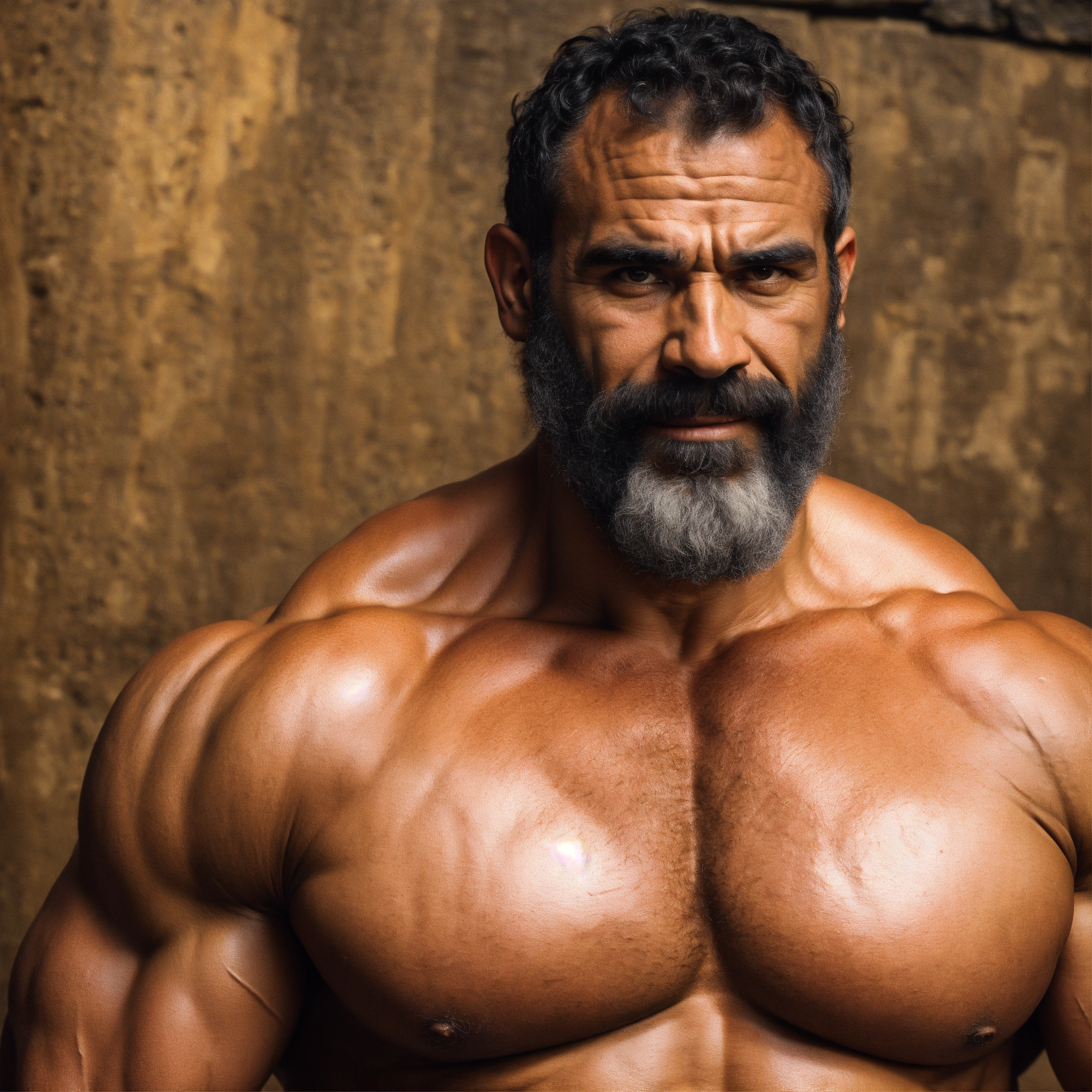 Lexica Year Old Hairy Ancient Egyptian Man With Big Muscles Big