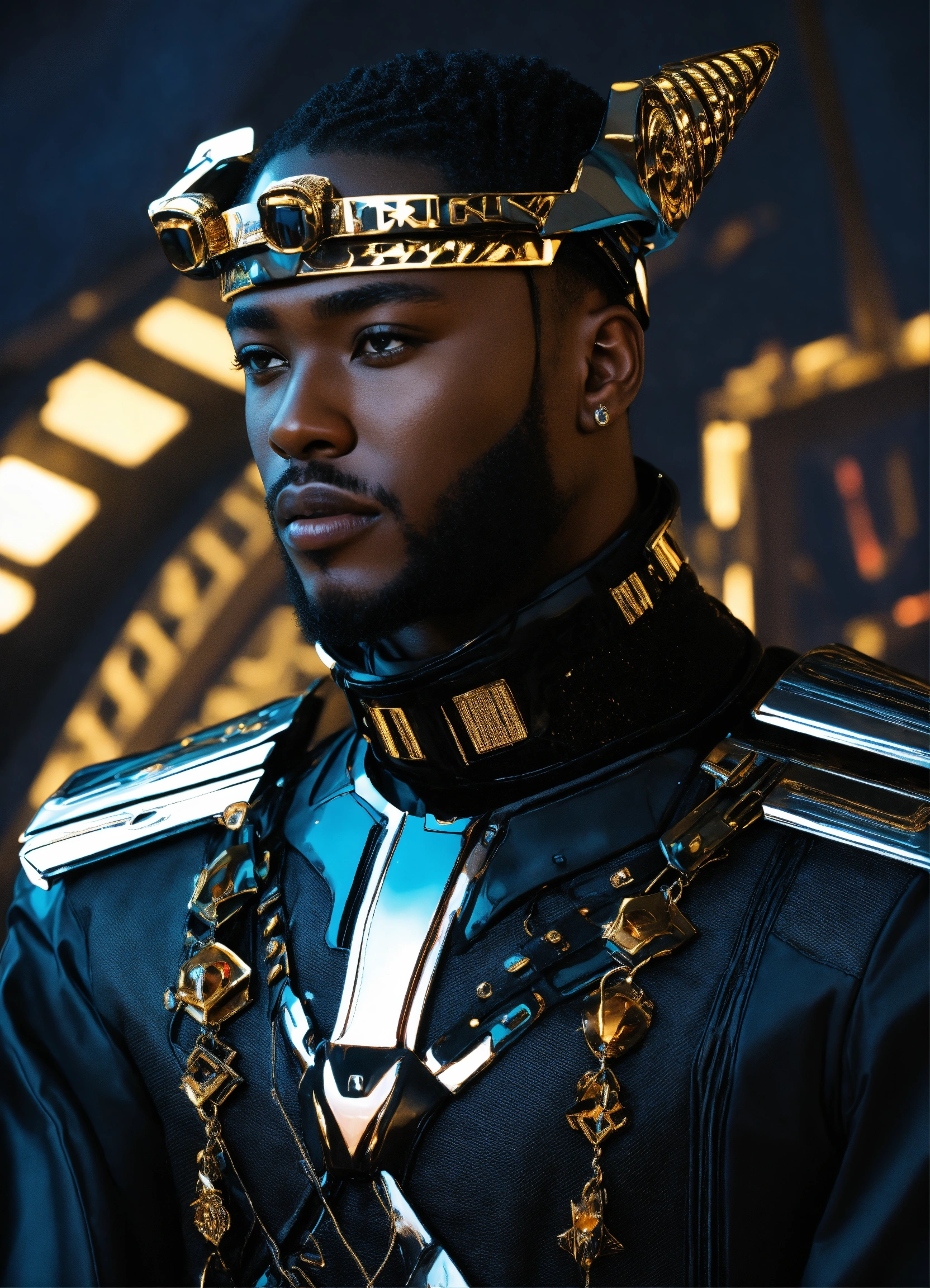 Lexica Futuristic Black King