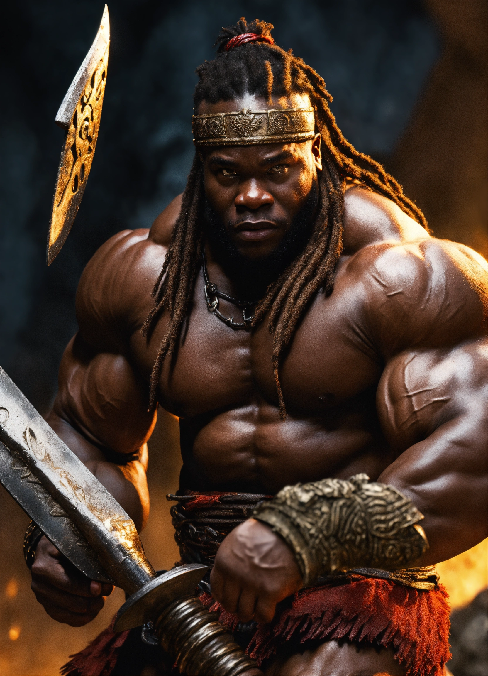 Lexica Kai Greene As Ancient American Barbarian Warlike Savage