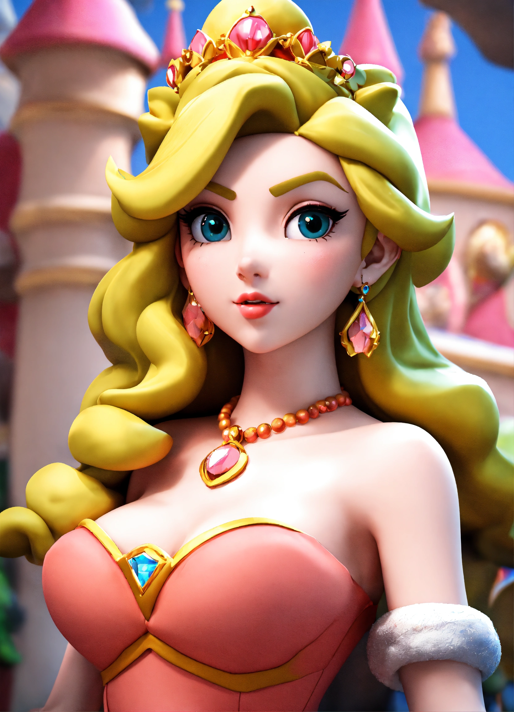 Lexica Princess Peach 3d Art Detailed Beautiful