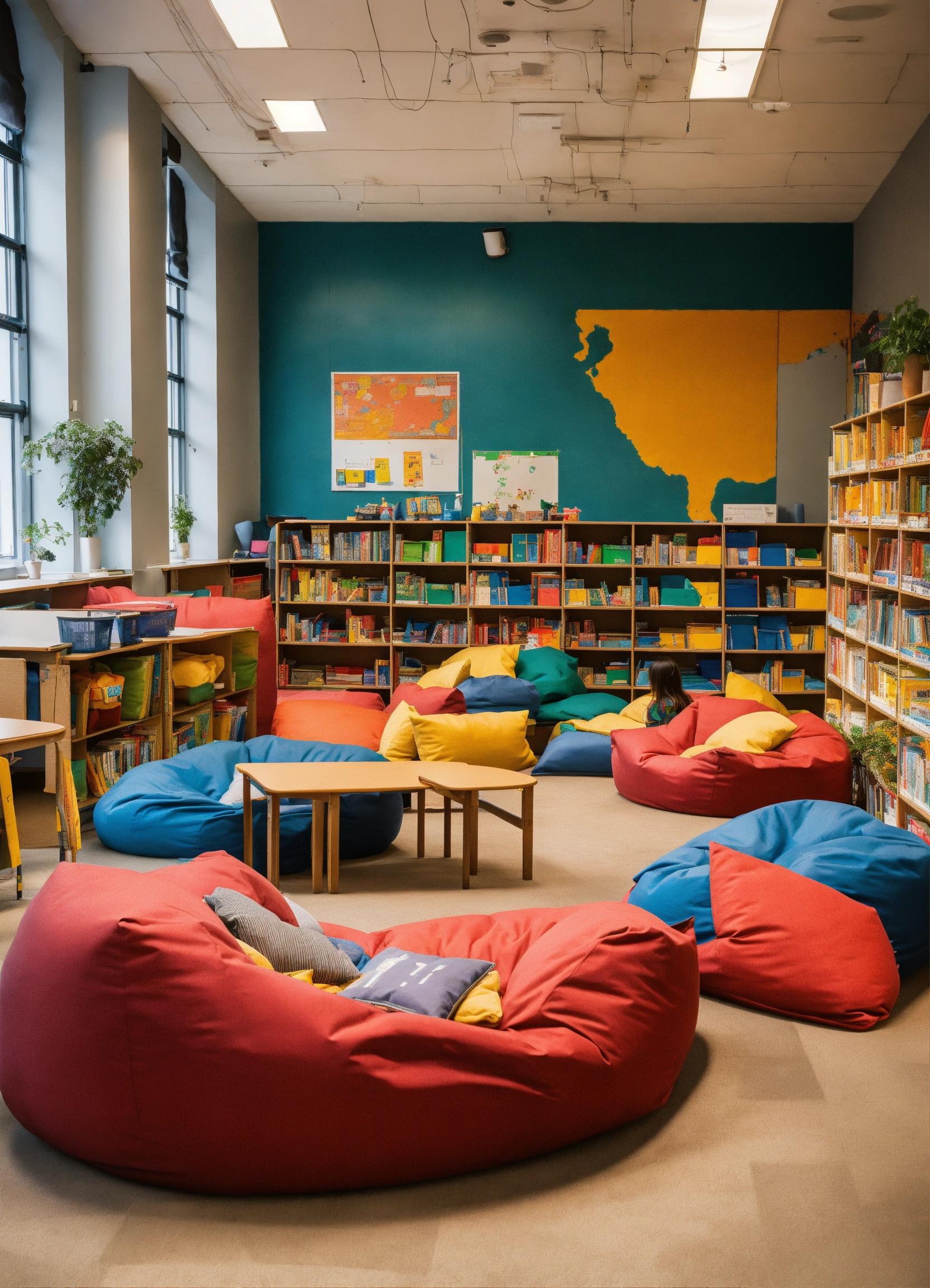 Lexica A Classroom With Bean Bags A Reading Nook With Sofas And A