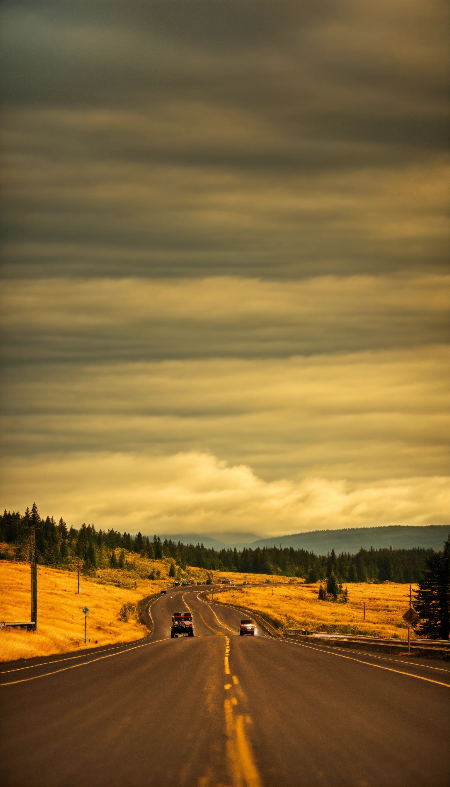 Lexica Mckenzie Highway Oregon Tilt Shift Style