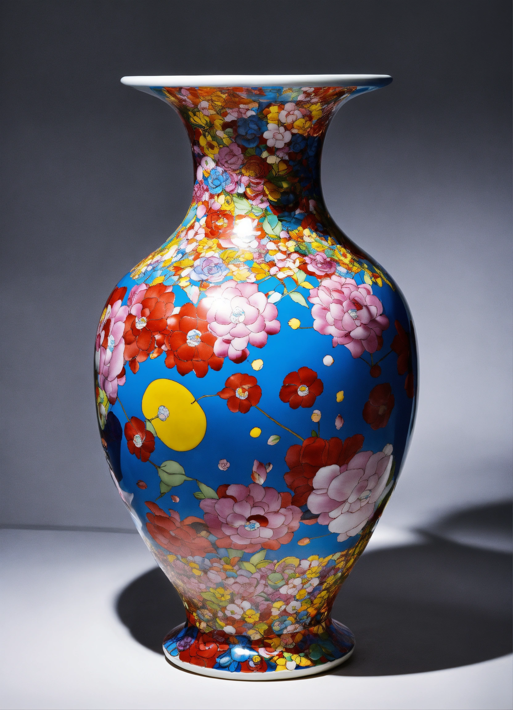 Lexica Chinese Porcelain Vase Pop Art Murakami Jeff Koons Blue Eyes