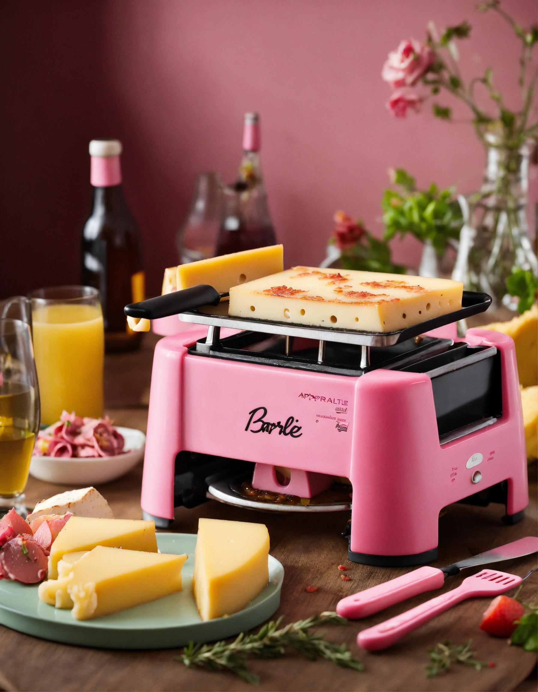 Lexica Appareil A Raclette Fran Ais Rose Po Lon De Fromage Sorti