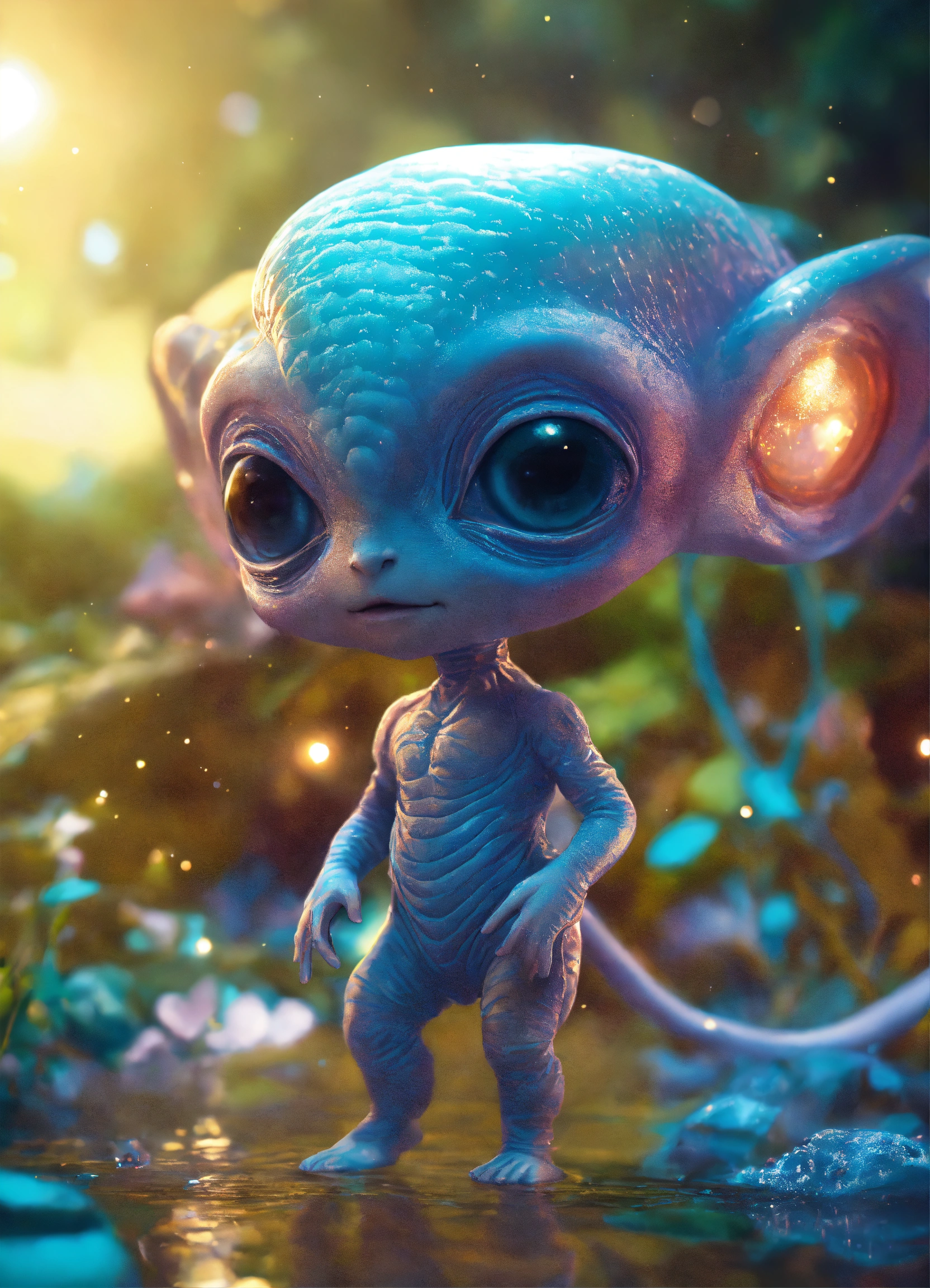 Lexica Cute And Adorable Alien Baby Fantasy Dreamlike Surrealism