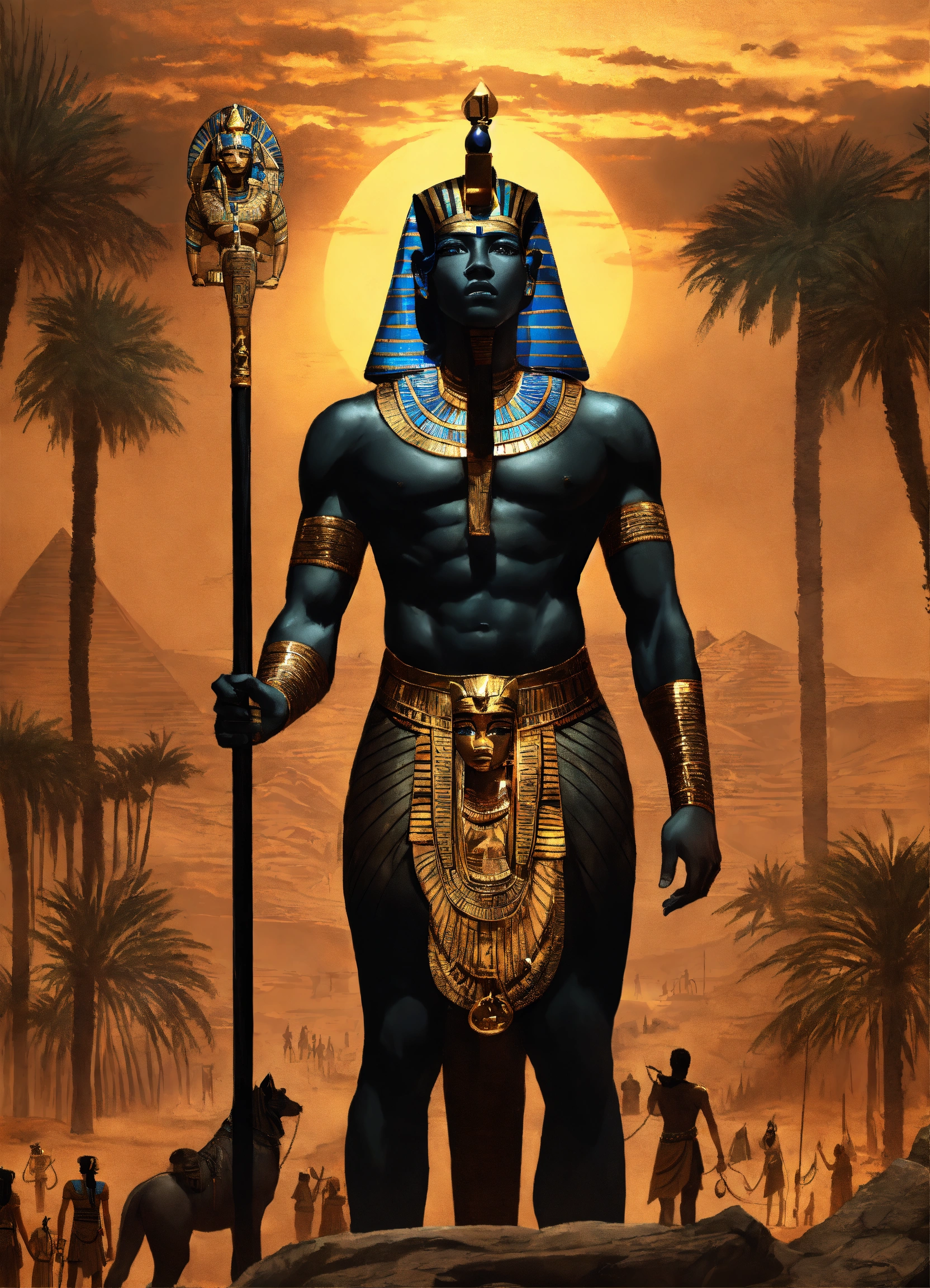 Lexica Black Egypt Black Egyptian Gods Worshipped Depiction Of