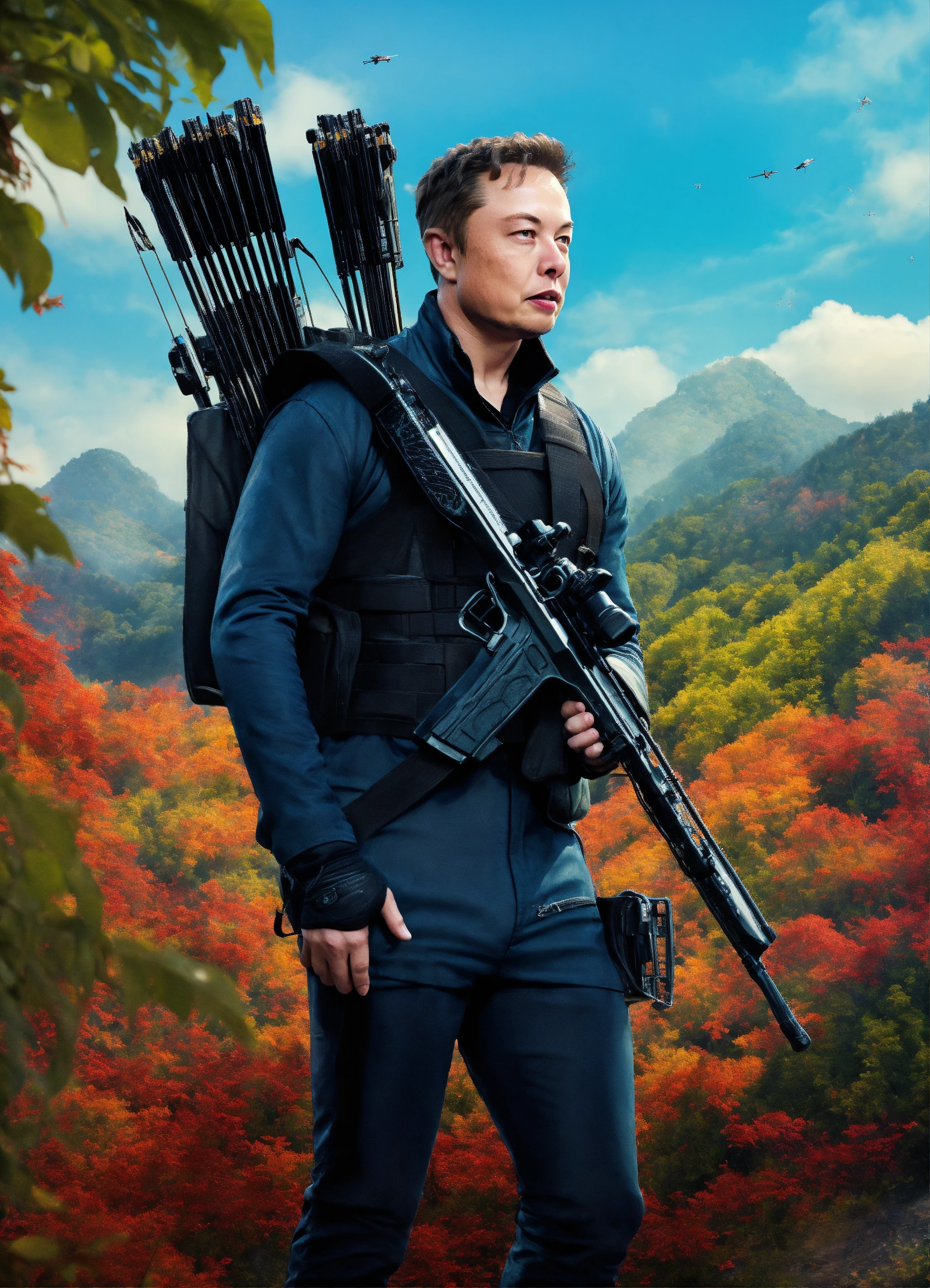 Lexica Elon Musk As A Character From The Hunger Games Hunting The